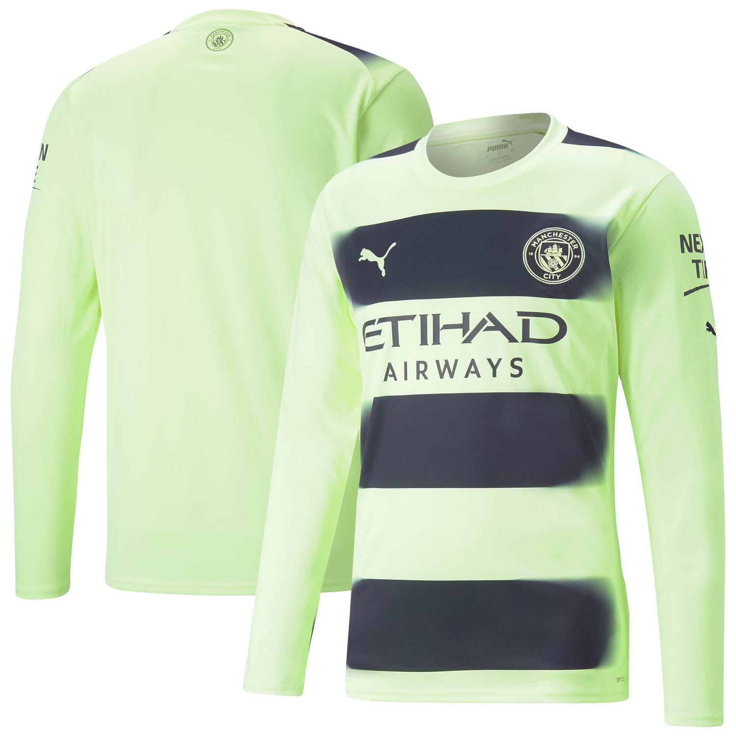 Premier League Manchester City Third Jersey Shirt Long Sleeve 2022-23 for Men