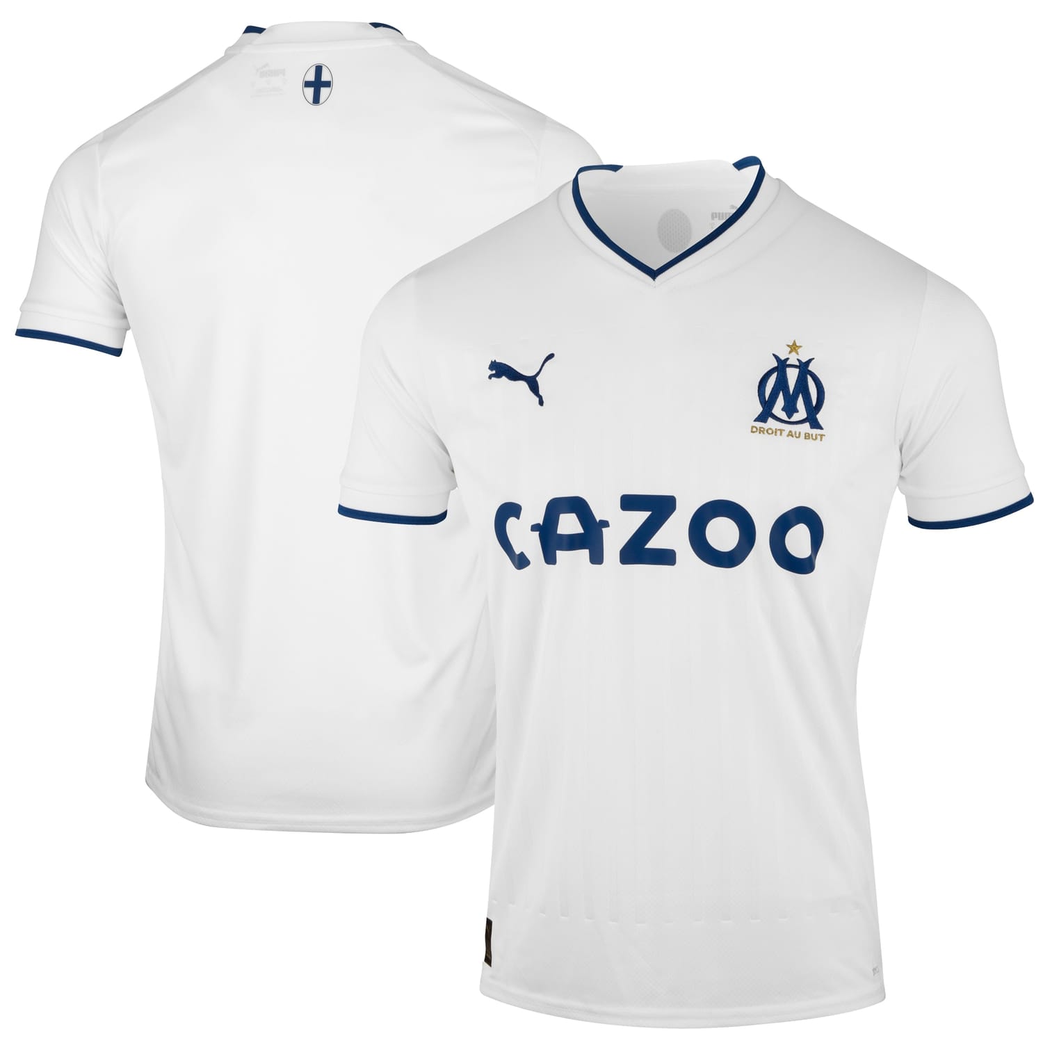 Ligue 1 Olympique Marseille Home Jersey Shirt 2022-23 for Men