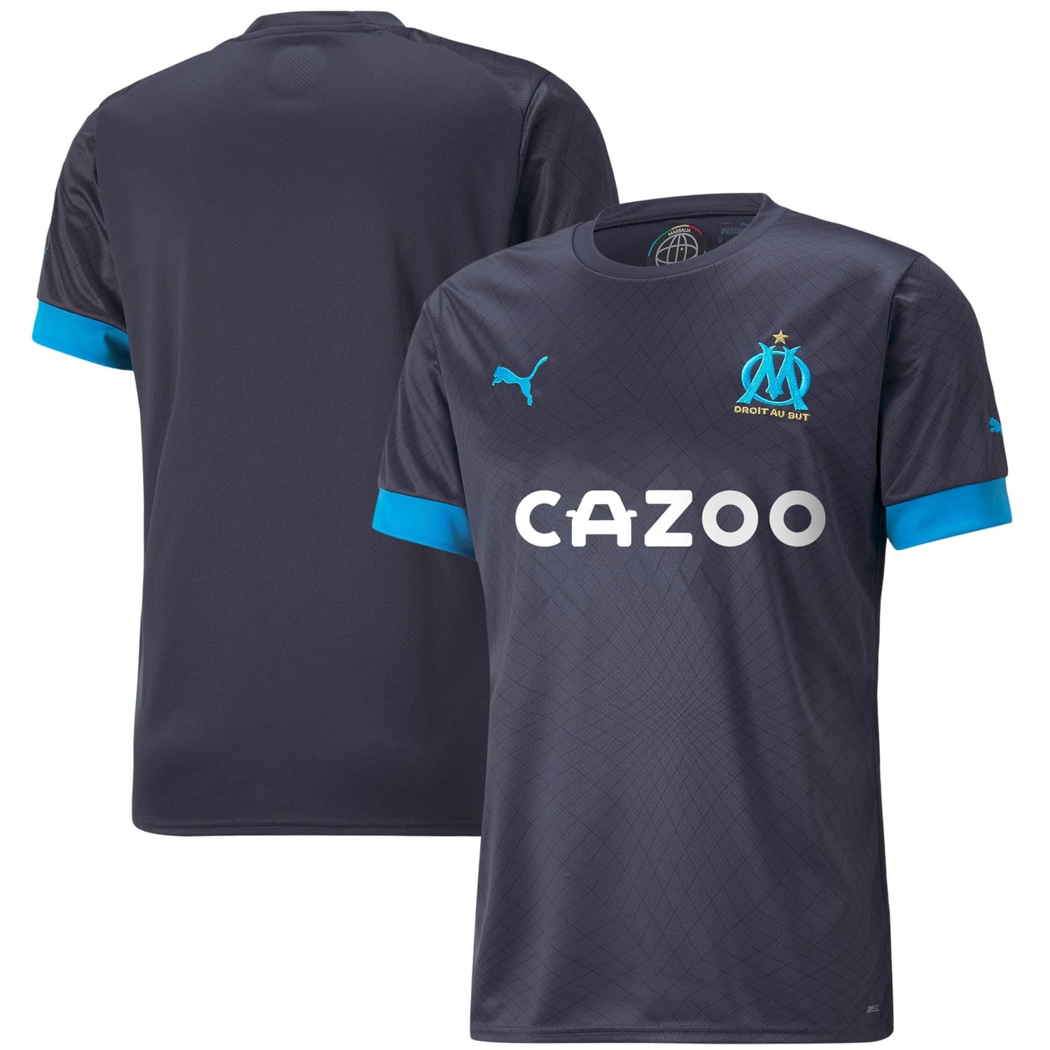 Ligue 1 Olympique Marseille Away Jersey Shirt 2022-23 for Men