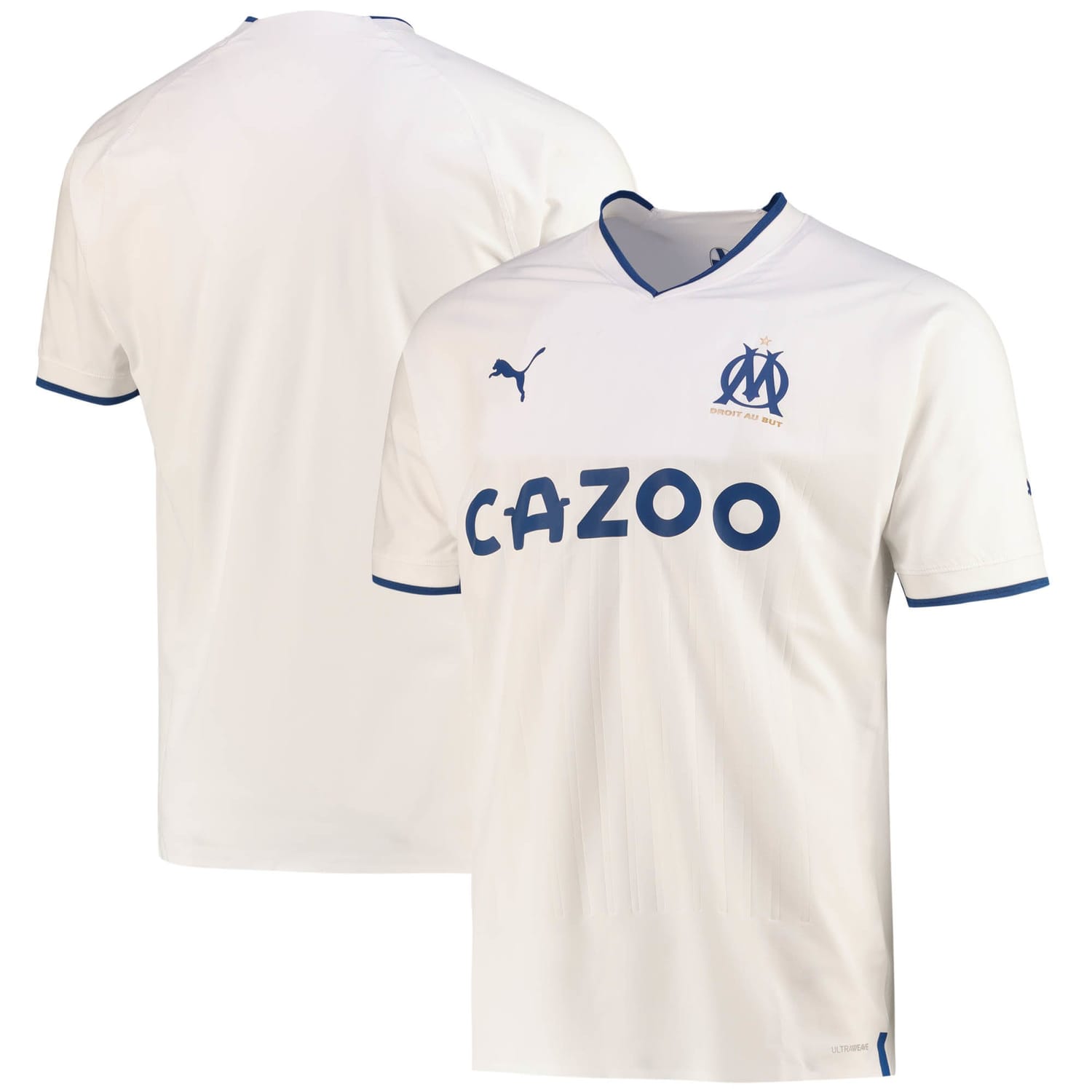 Ligue 1 Olympique Marseille Home Authentic Jersey Shirt 2022-23 for Men