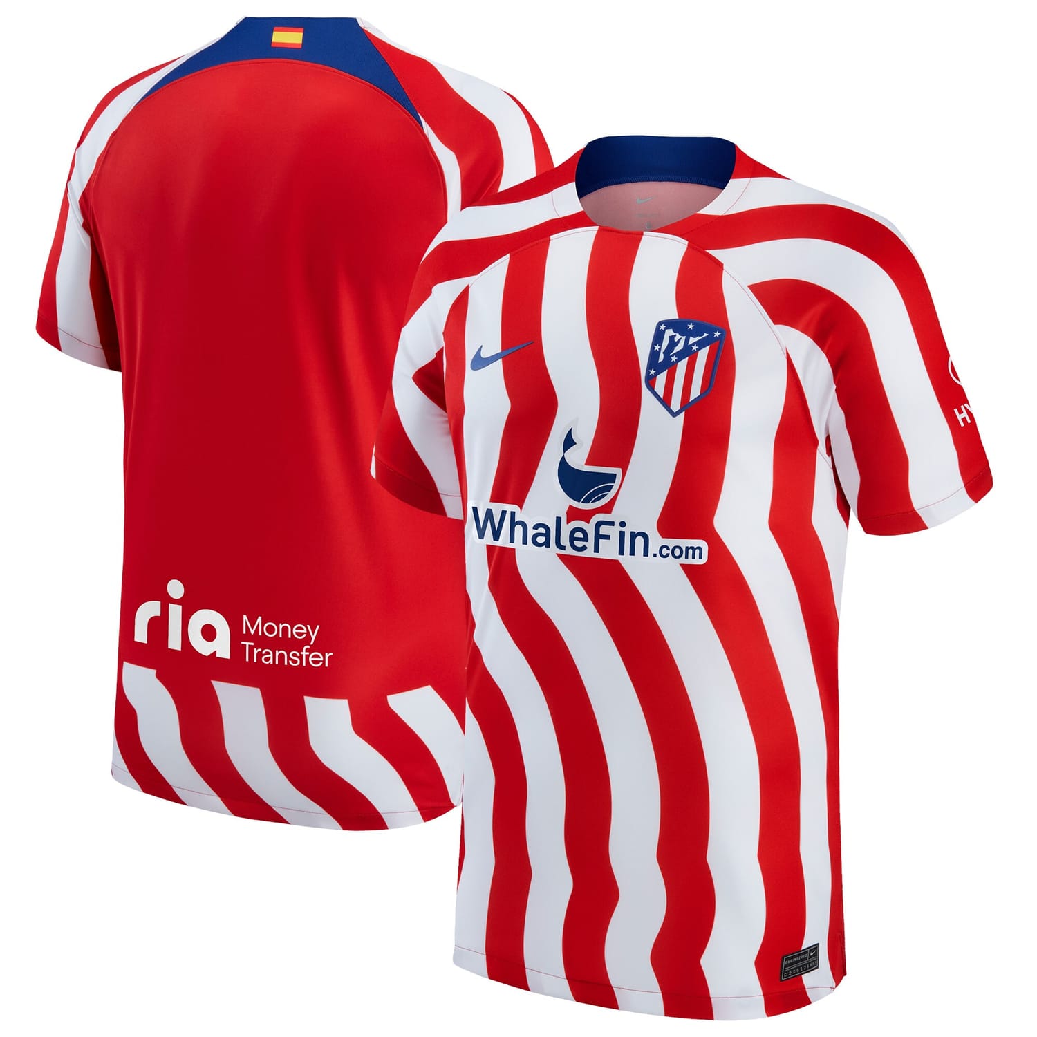 La Liga Atletico de Madrid Home Jersey Shirt 2022-23 for Men