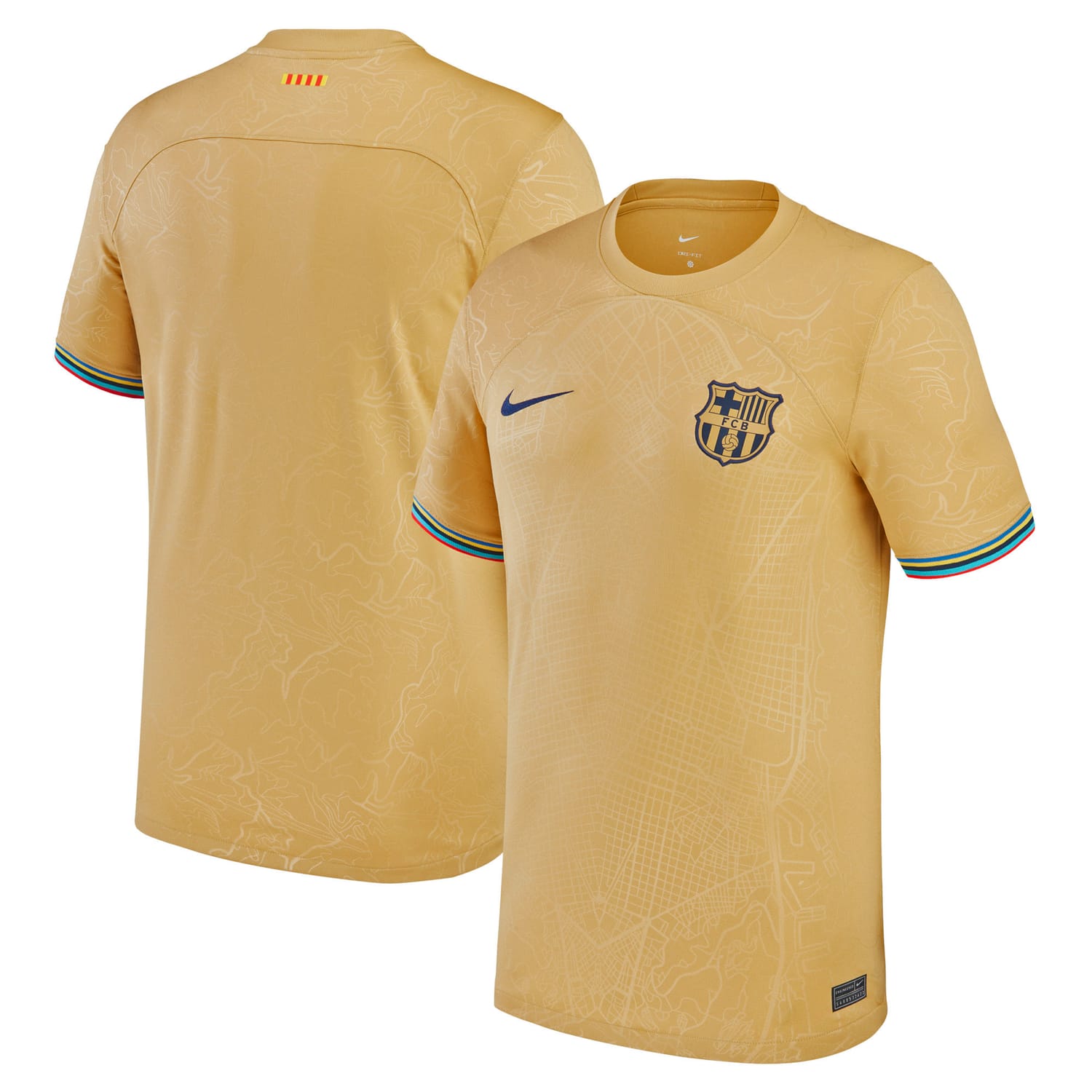 La Liga Barcelona Away Jersey Shirt 2022-23 for Men