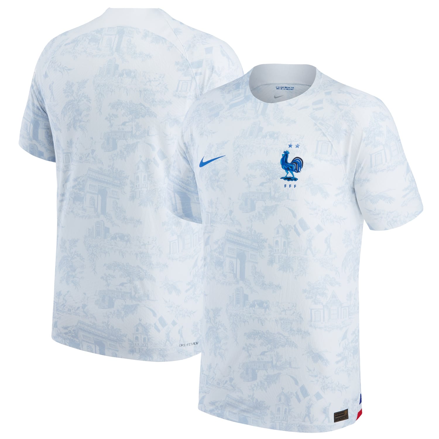France National Team Away Authentic Jersey Shirt 2022 for Men