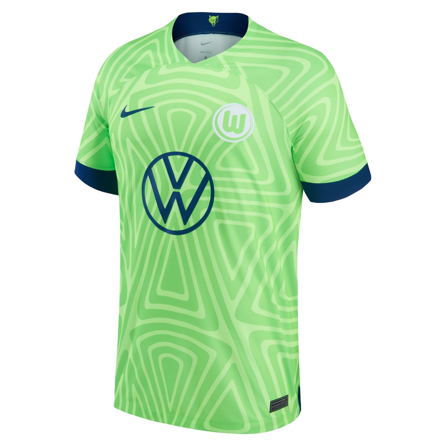 Bundesliga VfL Wolfsburg Home Jersey Shirt 2022-23 for Men