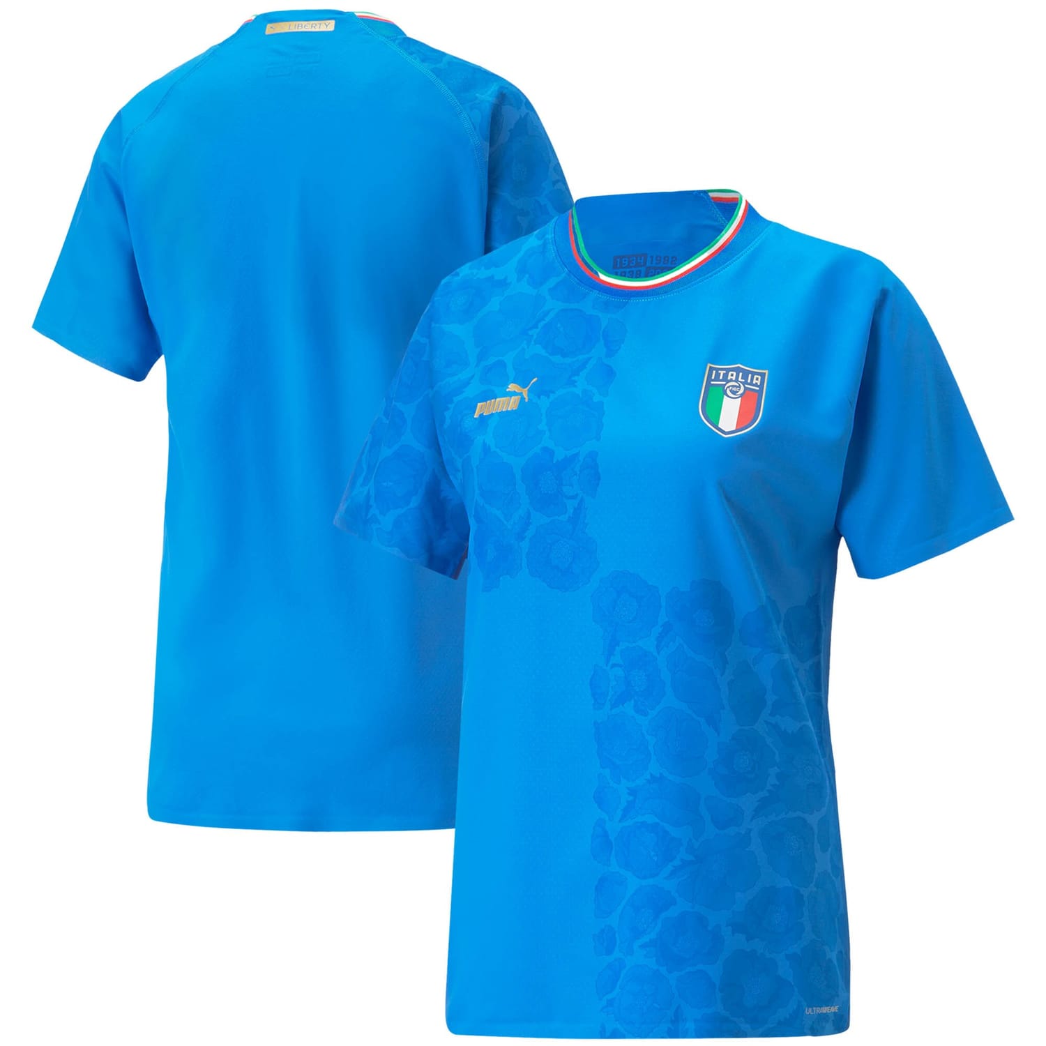 Italy National Team Home Authentic Jersey Shirt 2022 for Women