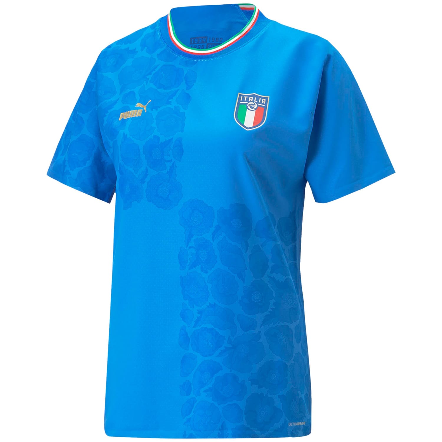Italy National Team Home Authentic Jersey Shirt 2022 for Women
