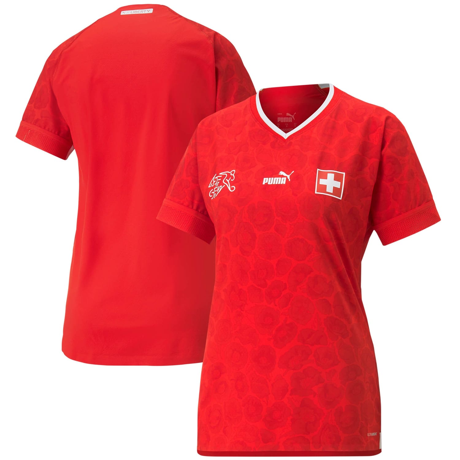 Switzerland National Team Home Authentic Jersey Shirt 2022 for Women