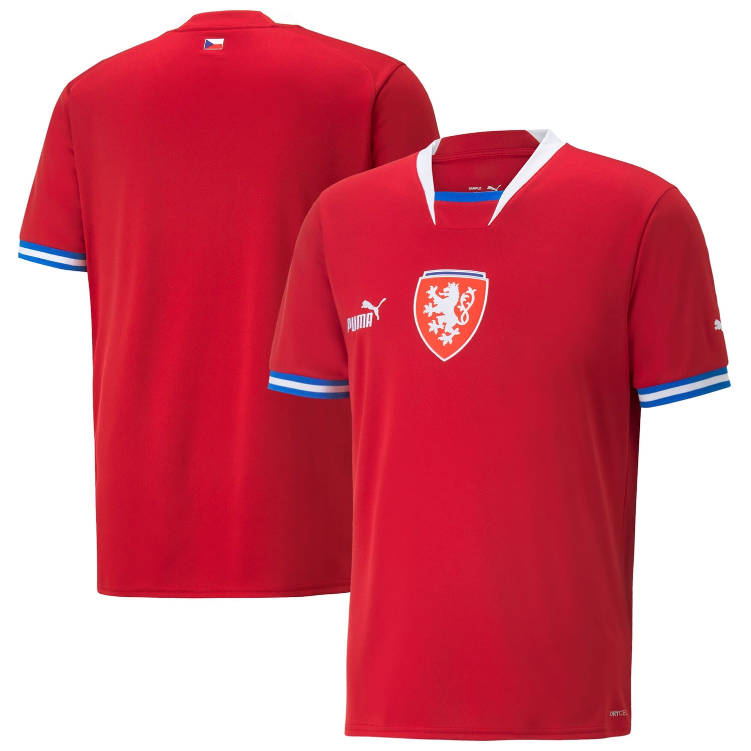 Czech Republic National Team Home Jersey Shirt 2022 for Men
