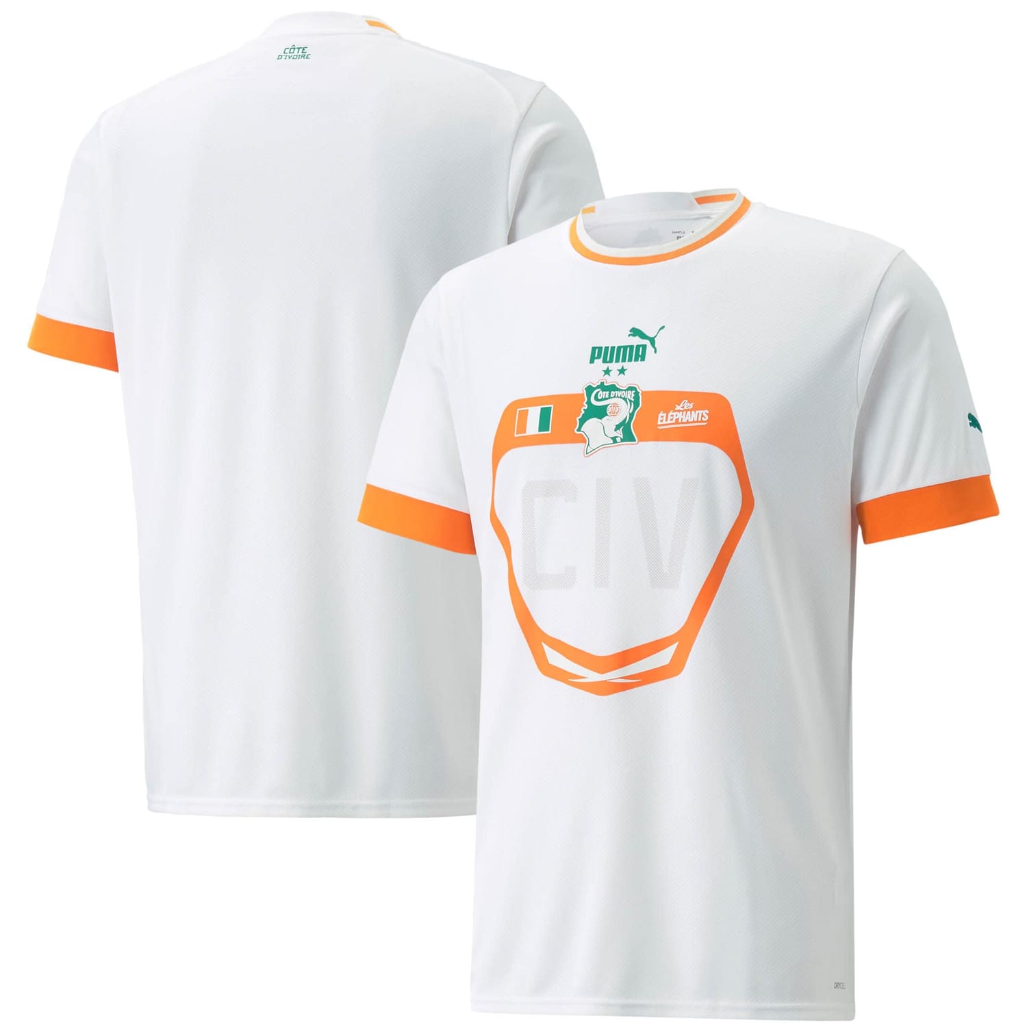 Ivory Coast National Team Away Jersey Shirt 2022 for Men