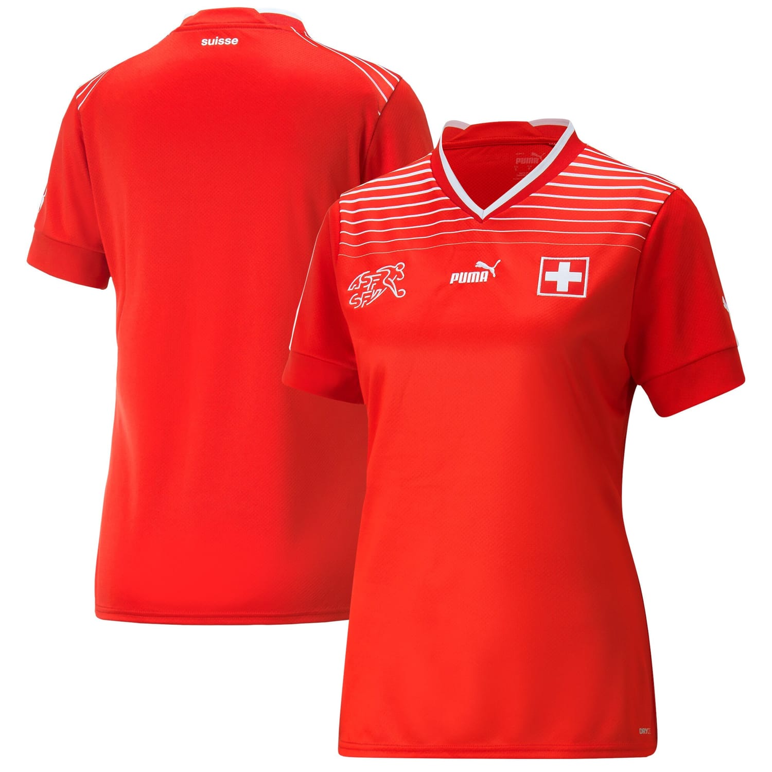 Switzerland National Team Home Jersey Shirt 2022 for Women