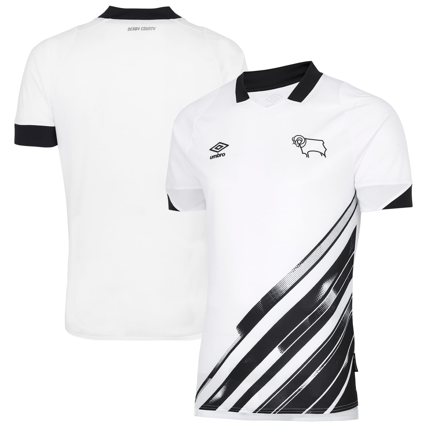 EFL League One Derby County Home Jersey Shirt 2022-23 for Men