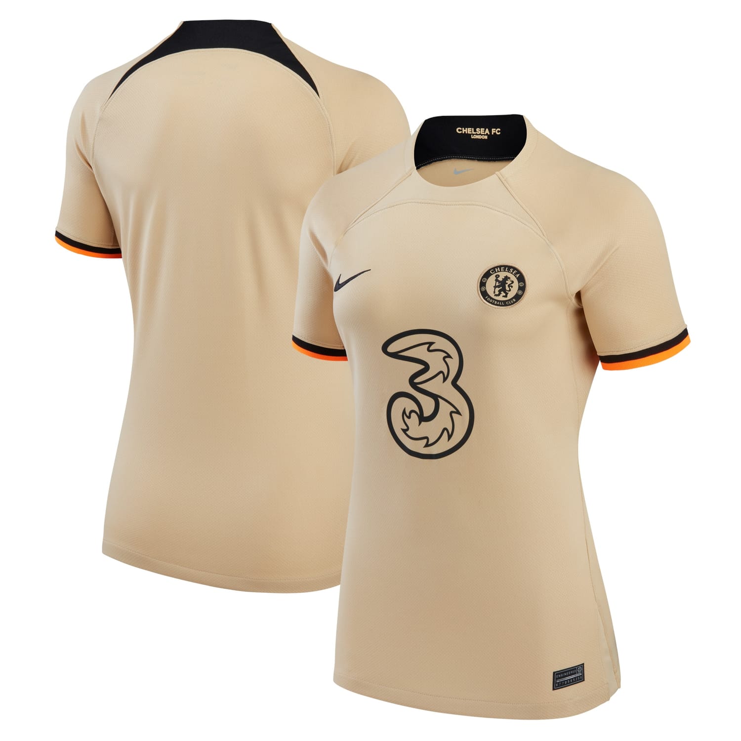 Premier League Chelsea Third Jersey Shirt 2022-23 for Women