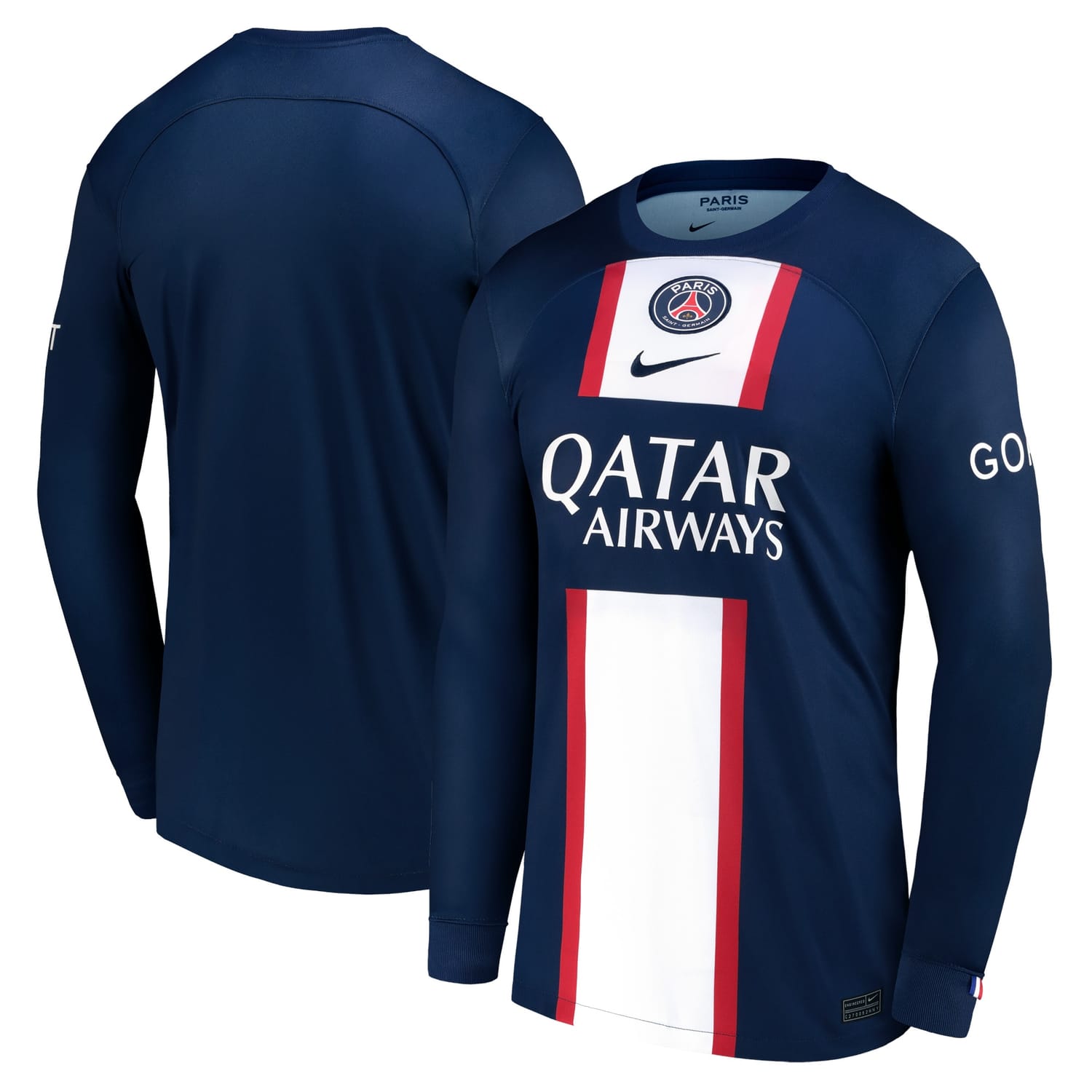 Ligue 1 Paris Saint-Germain Home Jersey Shirt Long Sleeve 2022-23 for Men