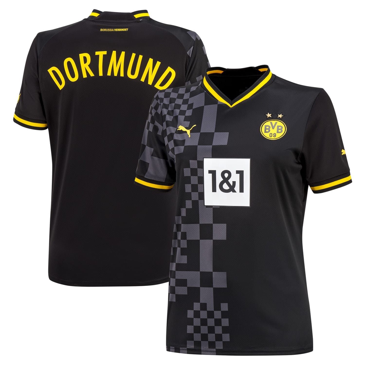 Bundesliga Borussia Dortmund Away Jersey Shirt 2022-23 for Women