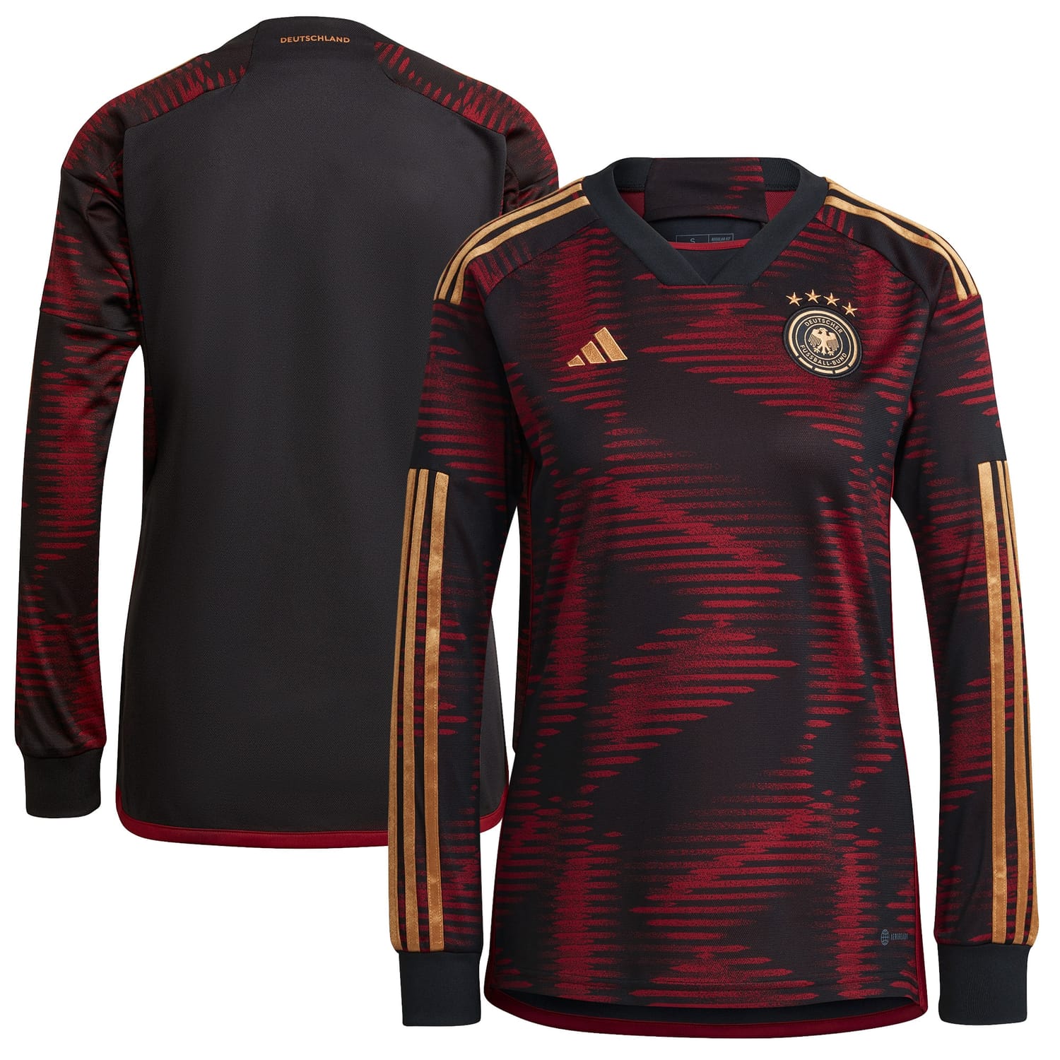 Germany National Team Away Jersey Shirt Long Sleeve 2022 for Women