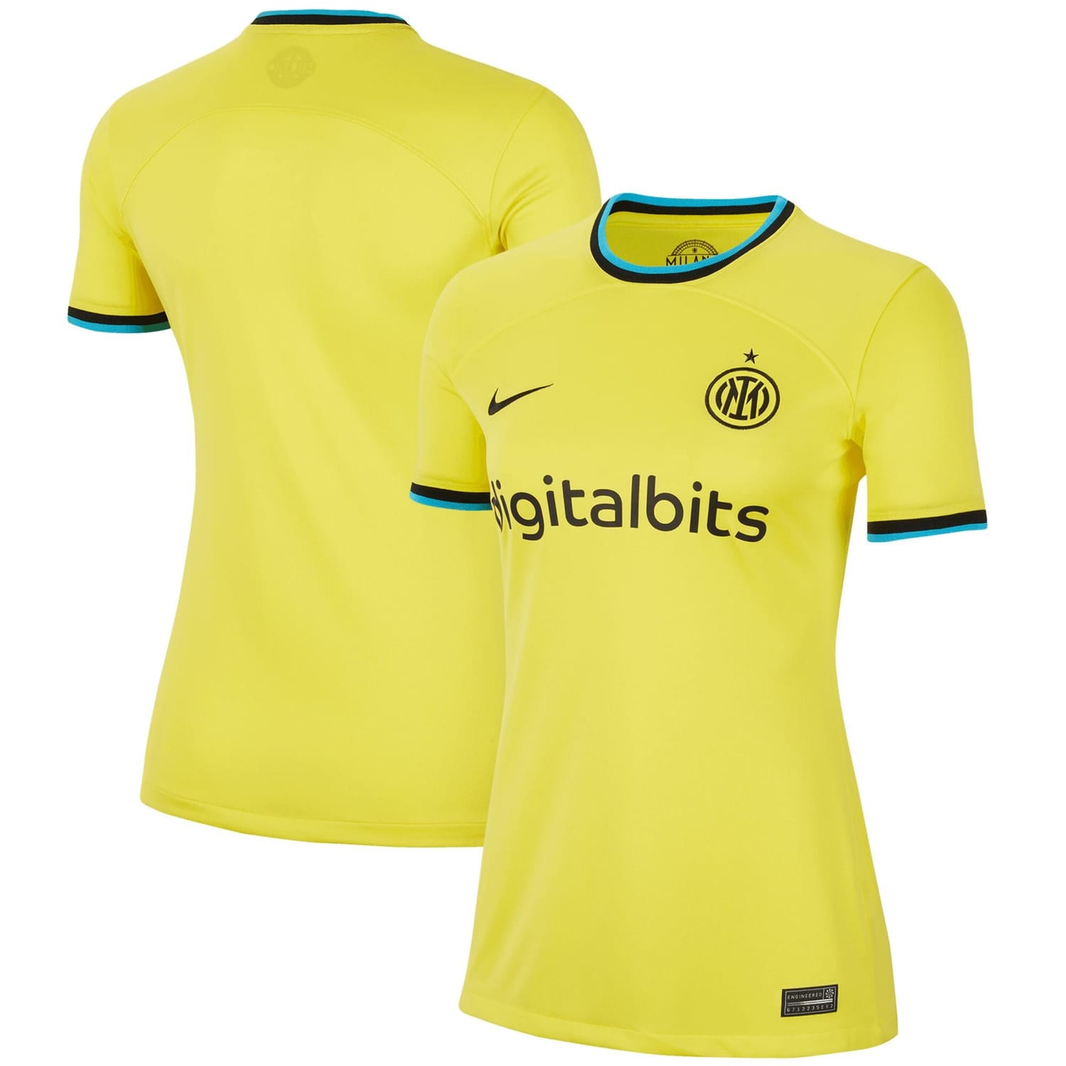 Serie A Inter Milan Third Jersey Shirt 2022-23 for Women