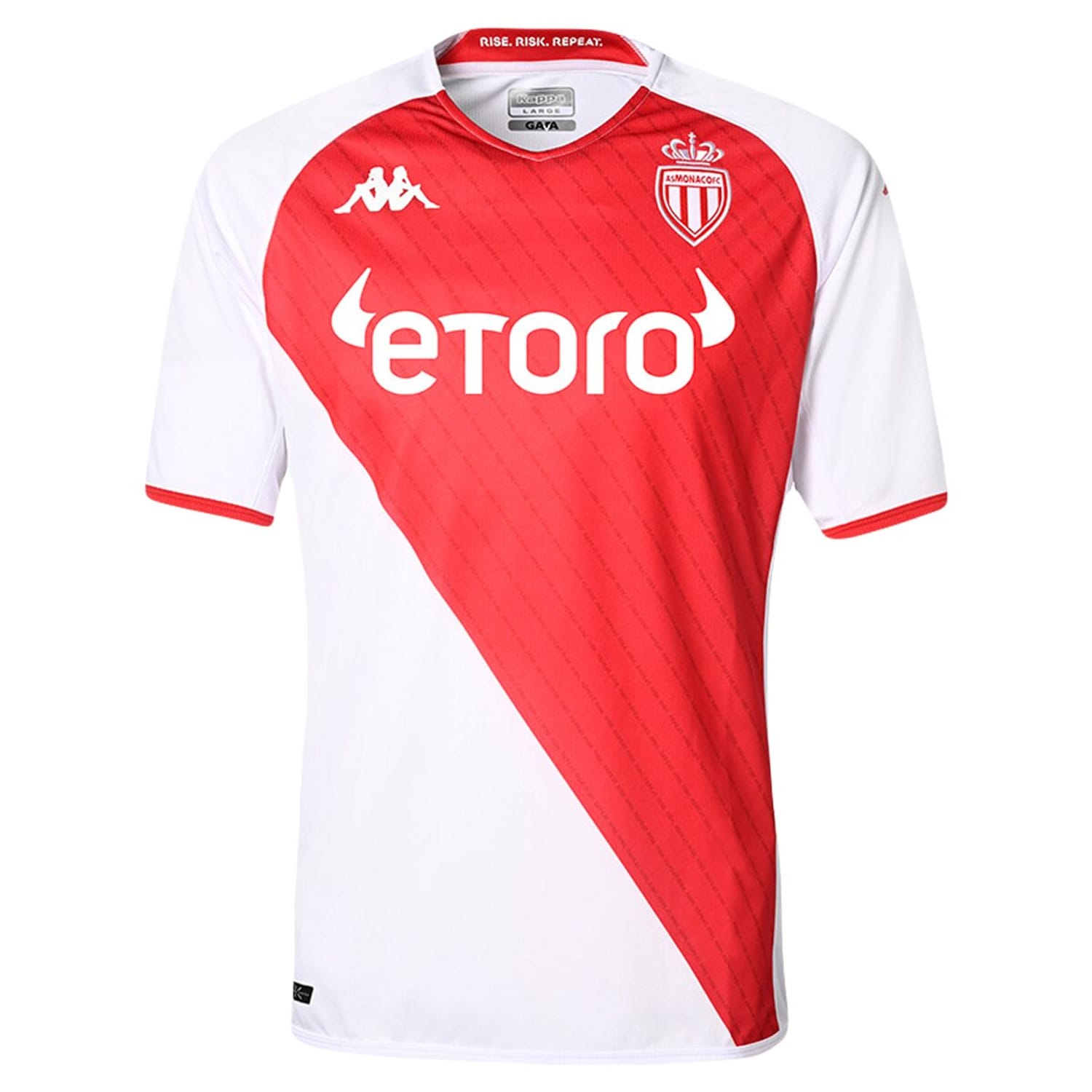 Ligue 1 AS Monaco Home Jersey Shirt 2022-23 for Men