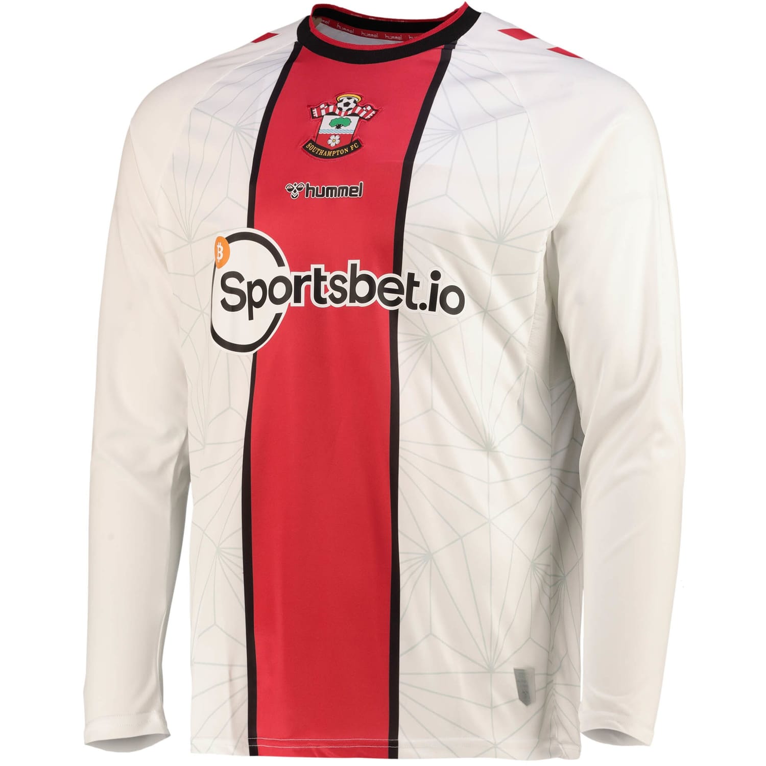 EFL Championship Southampton Home Jersey Shirt Long Sleeve 2022-23 for Men