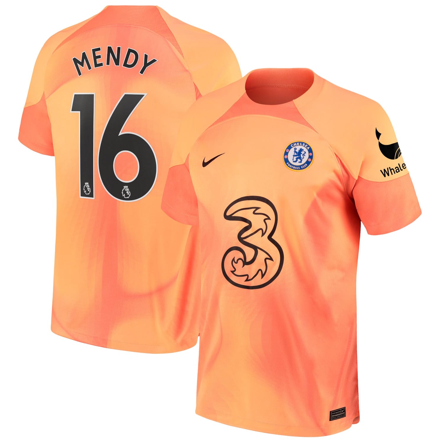 Premier League Chelsea Goalkeeper Jersey Shirt 2022-23 player Edouard Mendy 16 printing for Men