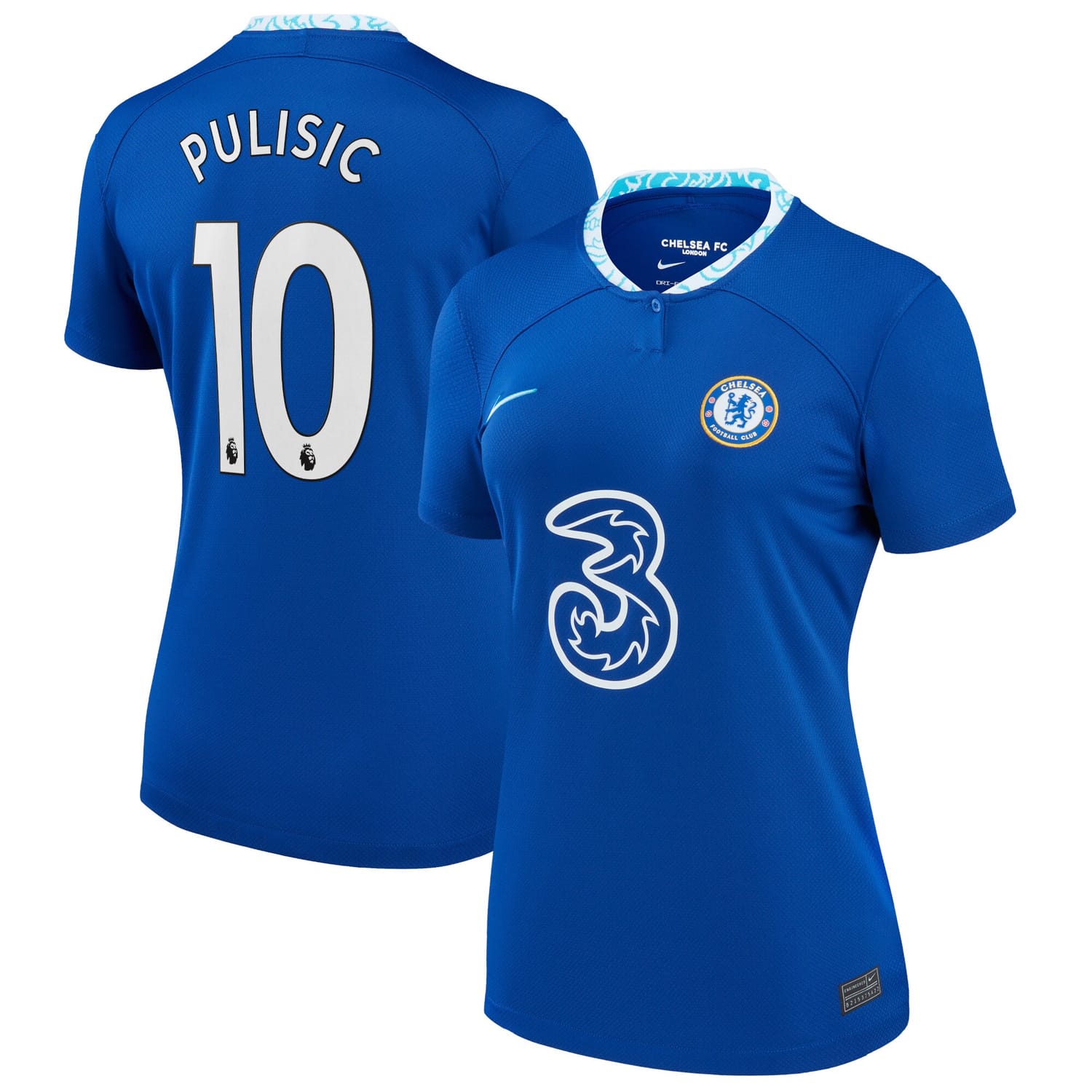 Premier League Chelsea Home Jersey Shirt 2022-23 player Christian Pulisic 10 printing for Women