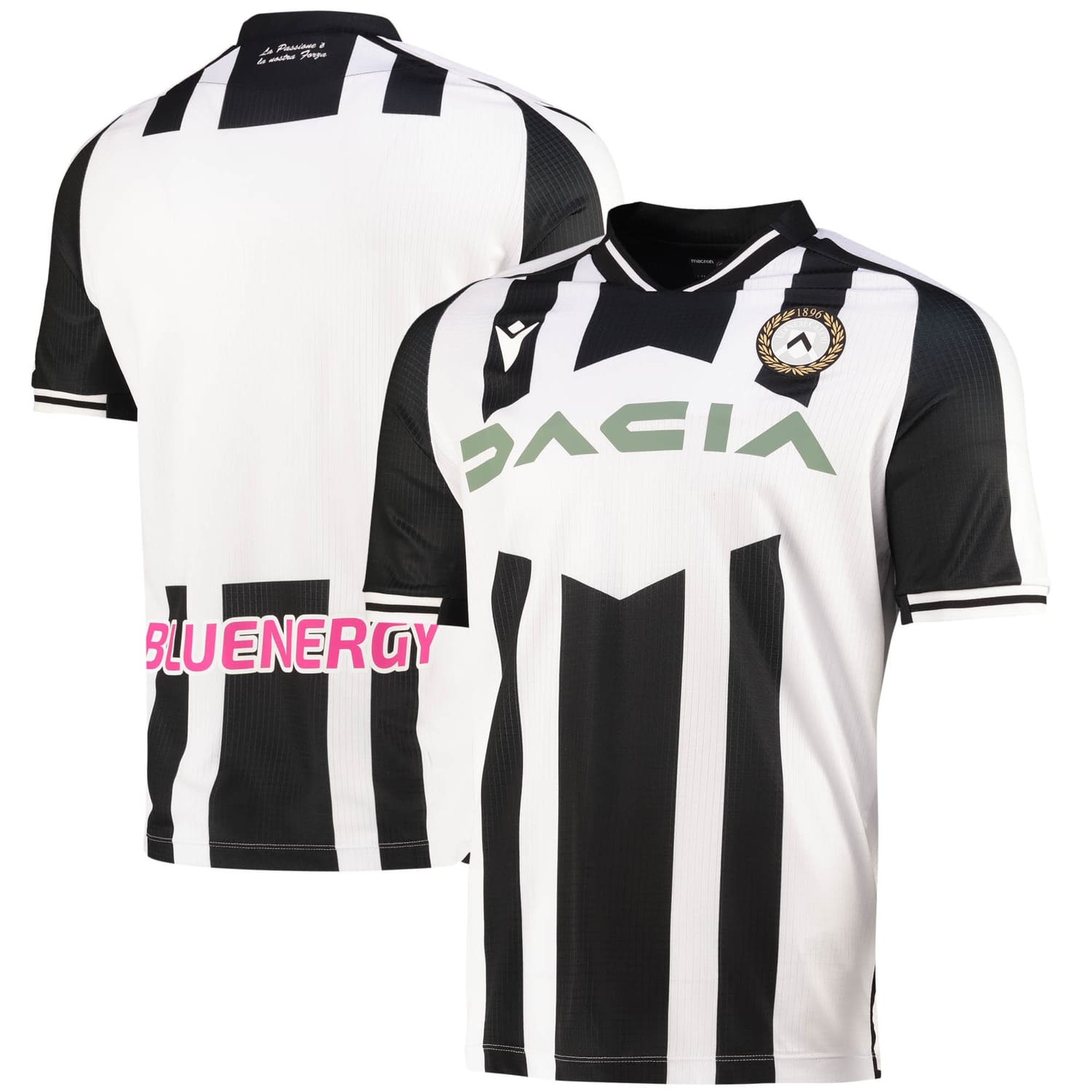 Serie A Udinese Home Jersey Shirt 2022-23 for Men