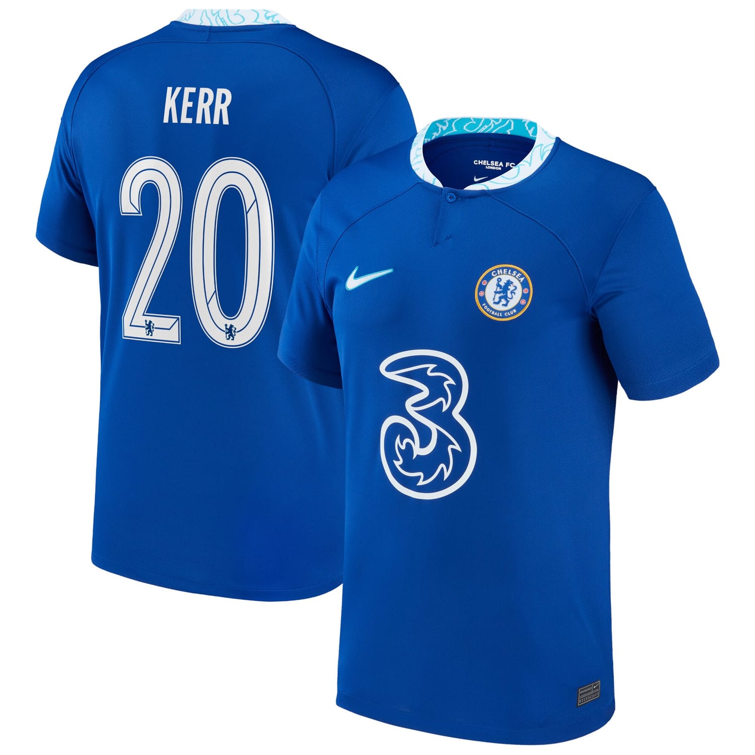 Premier League Chelsea Home Cup Jersey Shirt 2022-23 player Sam Kerr 20 printing for Men