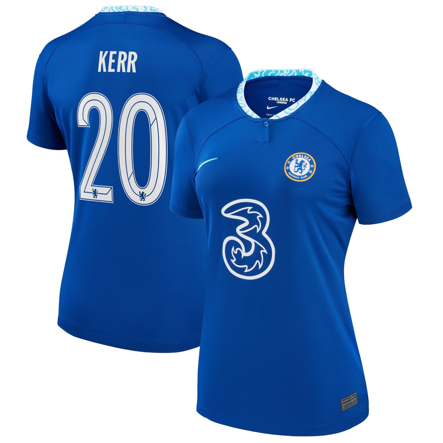 Premier League Chelsea Home Cup Jersey Shirt 2022-23 player Sam Kerr 20 printing for Women