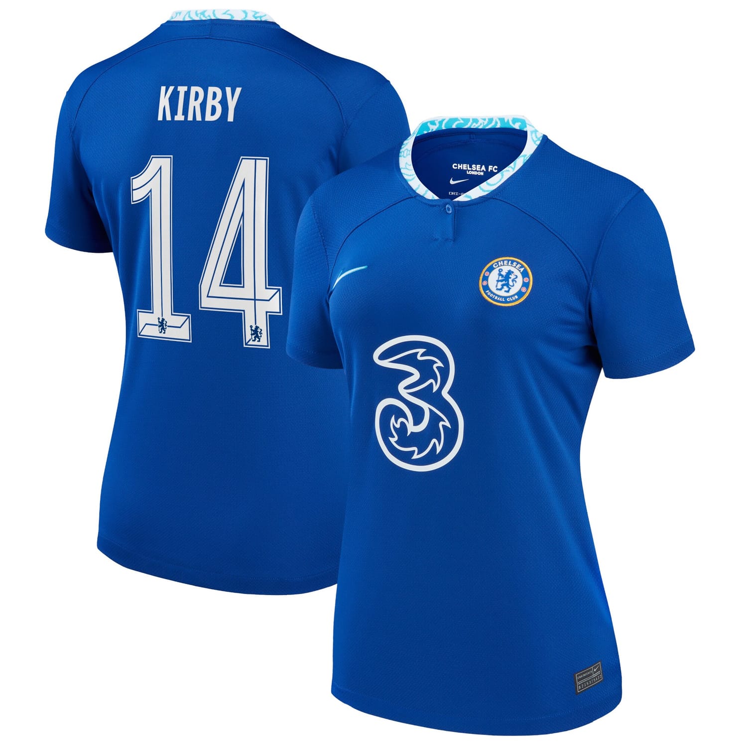 Premier League Chelsea Home Cup Jersey Shirt 2022-23 player Fran Kirby 14 printing for Women