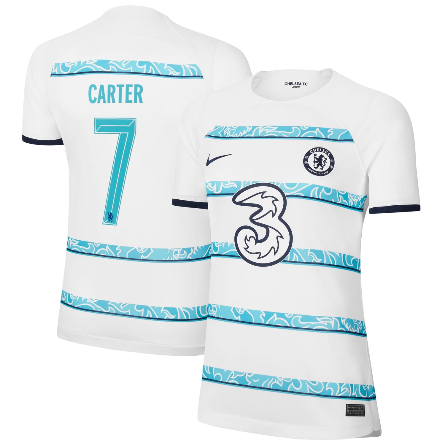 Premier League Chelsea Away Cup Jersey Shirt 2022-23 player Jess Carter 7 printing for Women