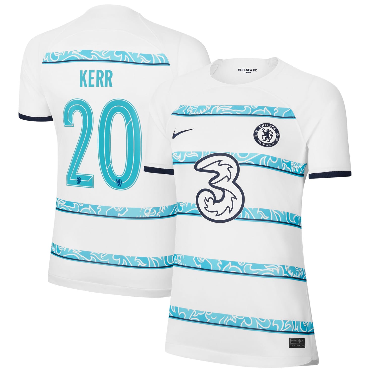 Premier League Chelsea Away Cup Jersey Shirt 2022-23 player Sam Kerr 20 printing for Women