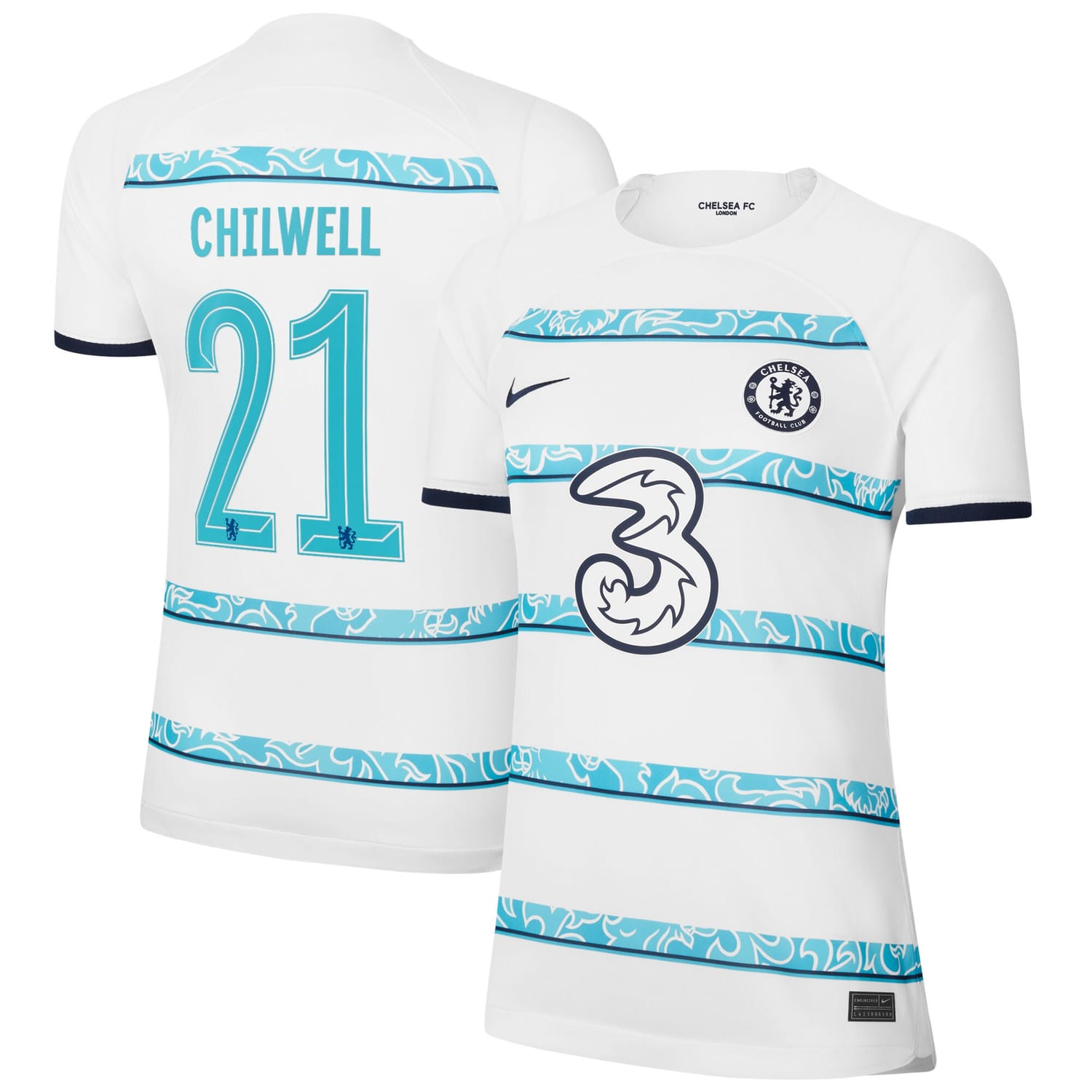 Premier League Chelsea Away Cup Jersey Shirt 2022-23 player Ben Chilwell 21 printing for Women