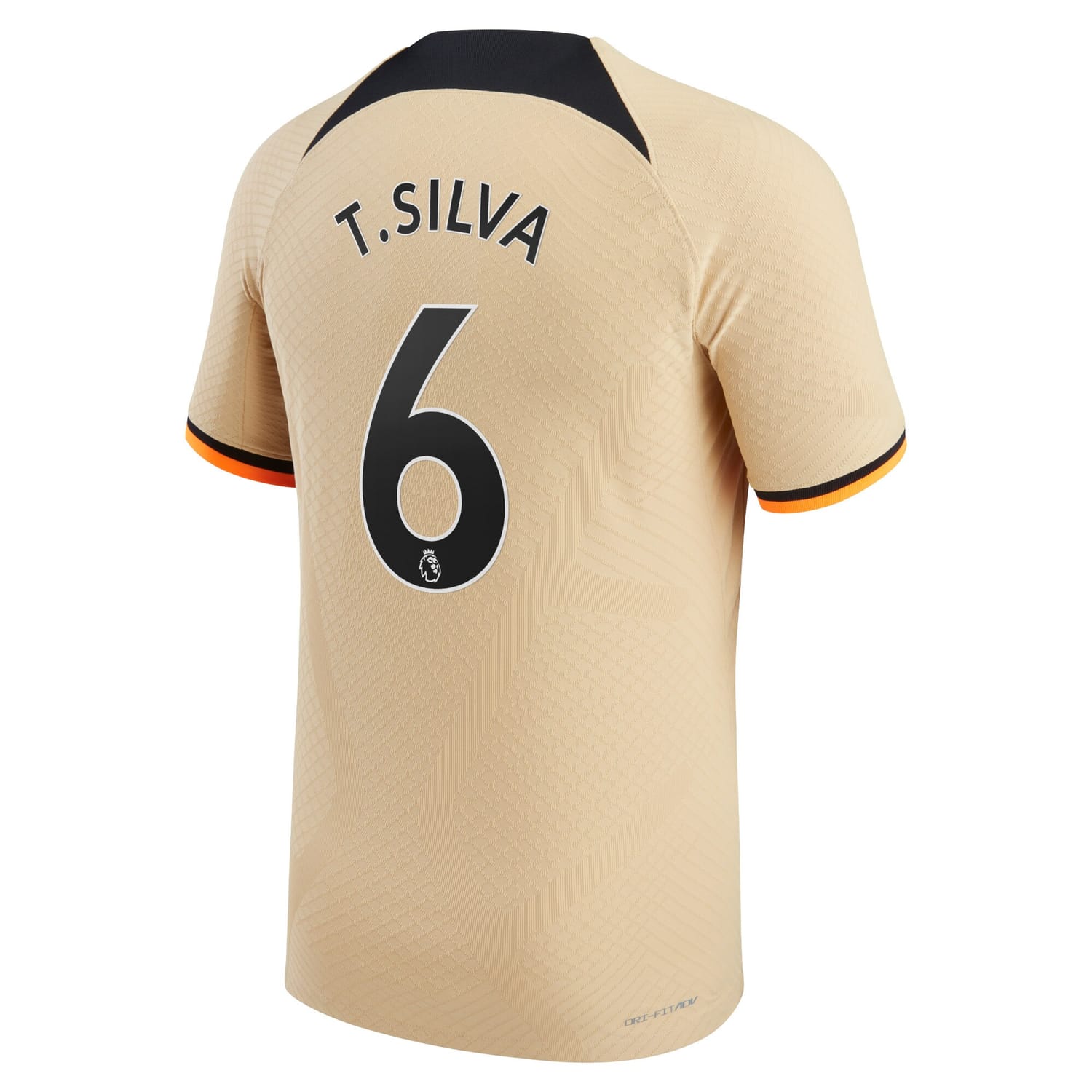 Premier League Chelsea Third Authentic Jersey Shirt 2022-23 player Thiago Silva 6 printing for Men
