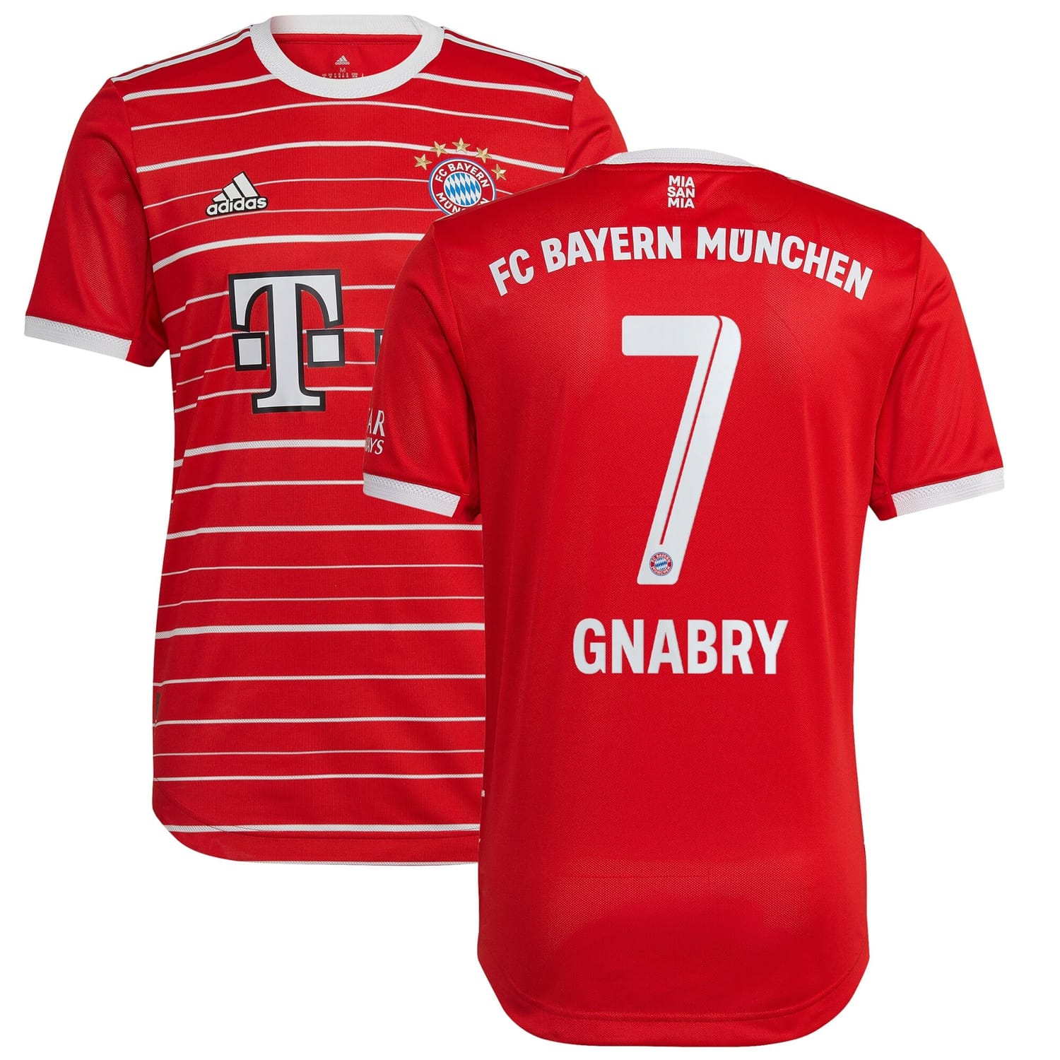 Bundesliga Bayern Munich Home Authentic Jersey Shirt 2022-23 player Serge Gnabry 7 printing for Men