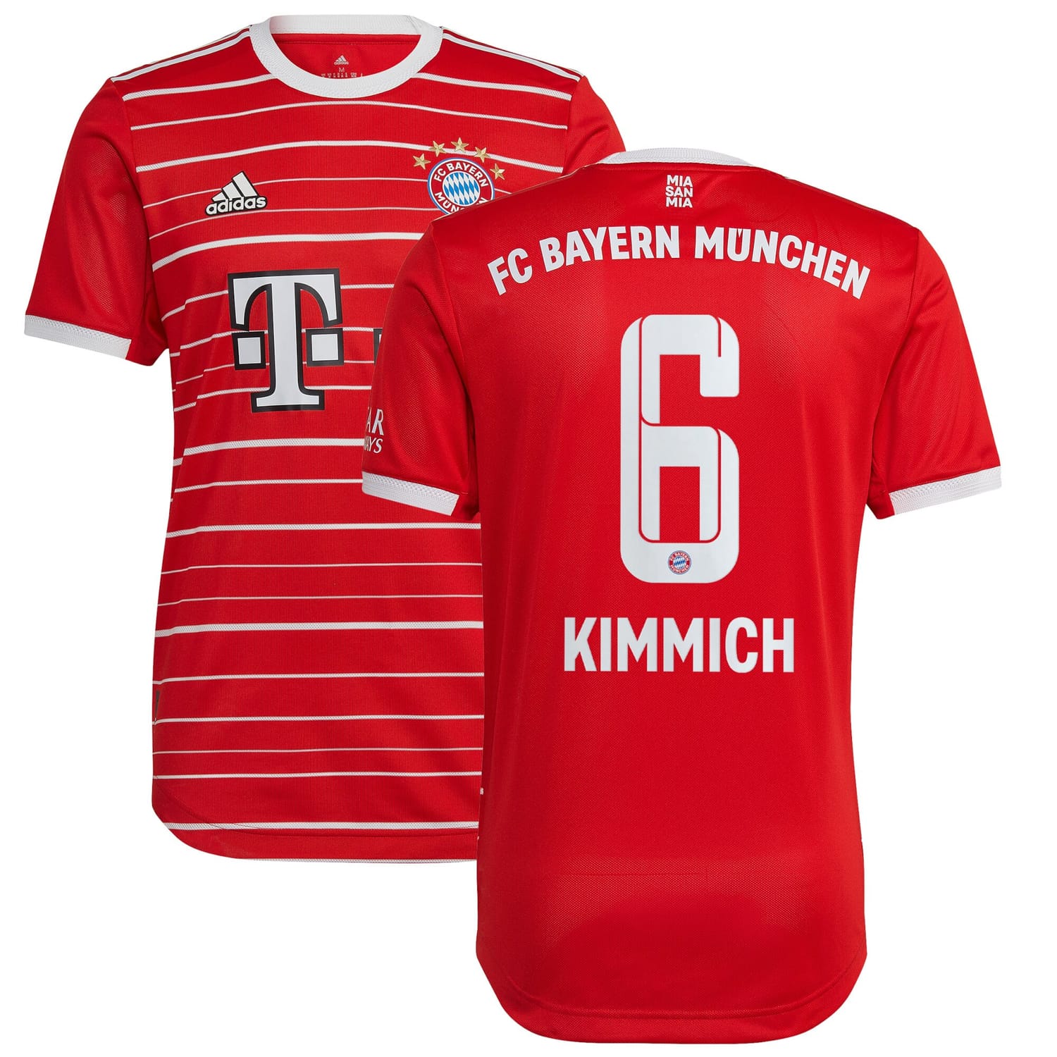 Bundesliga Bayern Munich Home Authentic Jersey Shirt 2022-23 player Joshua Kimmich 6 printing for Men