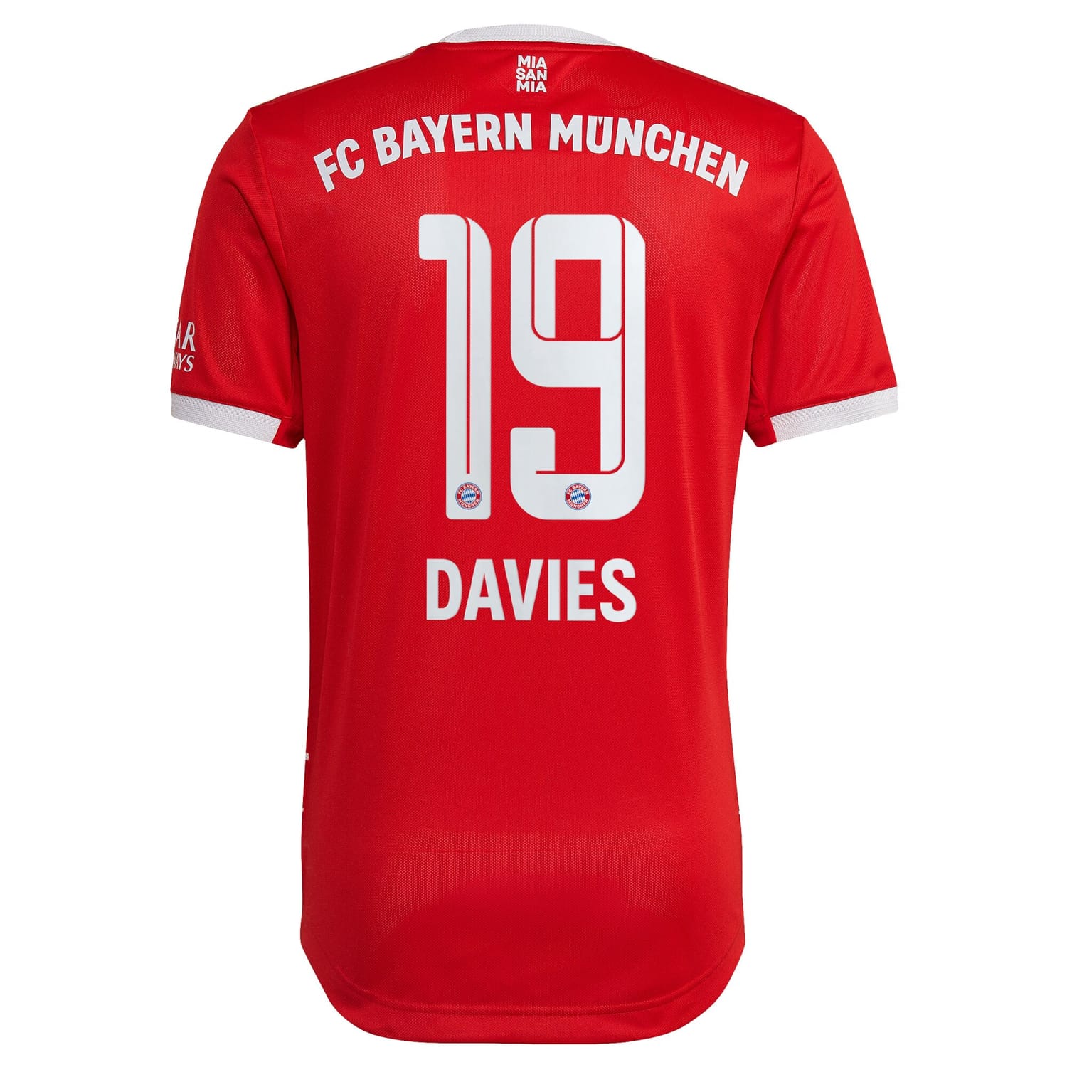 Bundesliga Bayern Munich Home Authentic Jersey Shirt 2022-23 player Alphonso Davies 19 printing for Men