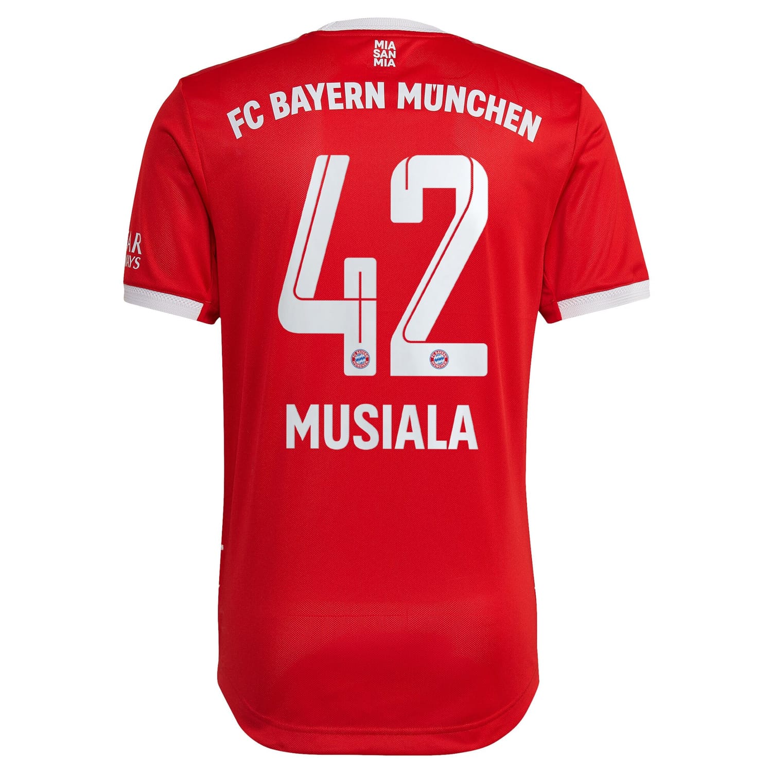Bundesliga Bayern Munich Home Authentic Jersey Shirt 2022-23 player Jamal Musiala 42 printing for Men