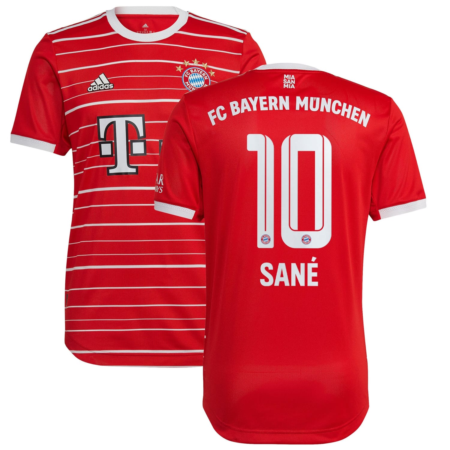 Bundesliga Bayern Munich Home Authentic Jersey Shirt 2022-23 player Leroy Sané 10 printing for Men