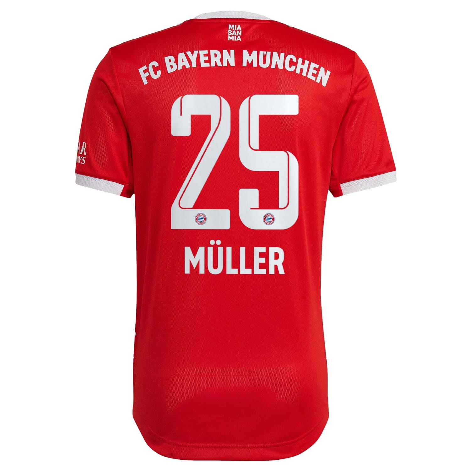 Bundesliga Bayern Munich Home Authentic Jersey Shirt 2022-23 player Thomas Müller 25 printing for Men