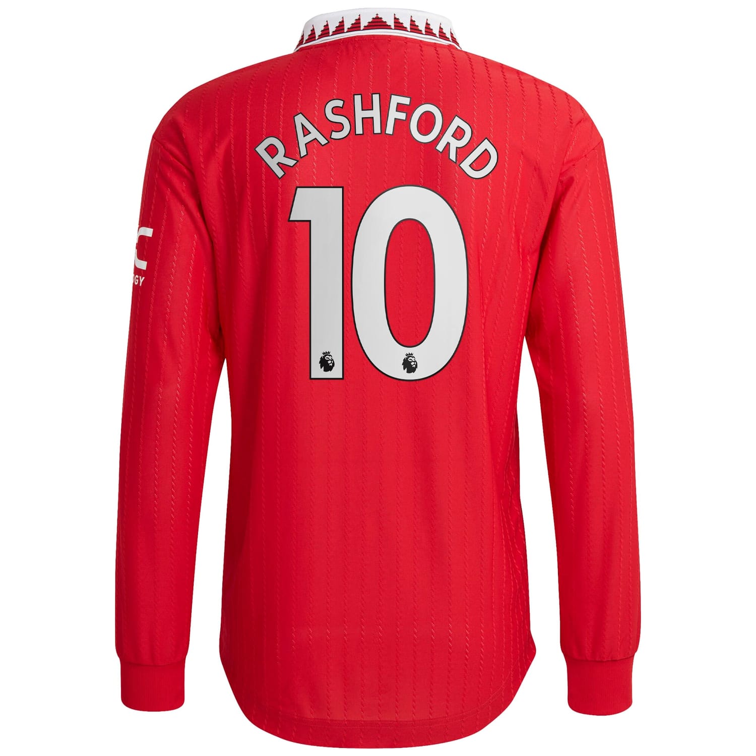 Premier League Manchester United Home Authentic Jersey Shirt Long Sleeve 2022-23 player Marcus Rashford 10 printing for Men