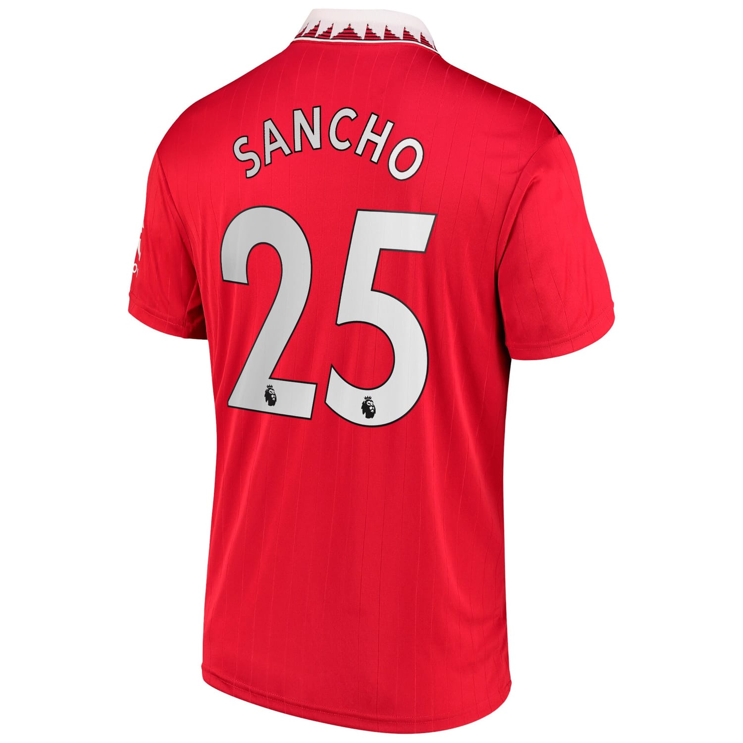 Premier League Manchester United Home Jersey Shirt 2022-23 player Jadon Sancho 25 printing for Men