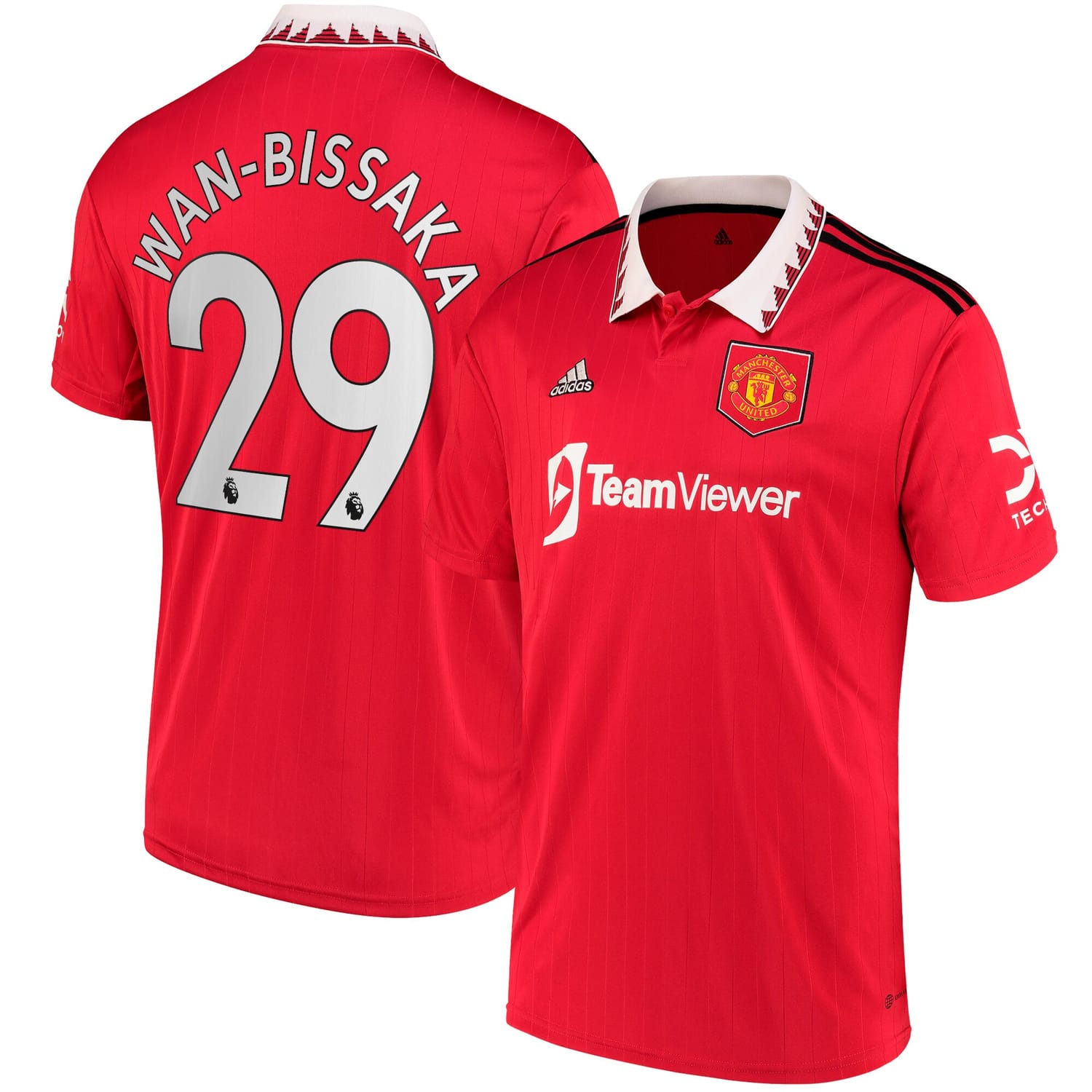 Premier League Manchester United Home Jersey Shirt 2022-23 player Aaron Wan-Bissaka 29 printing for Men