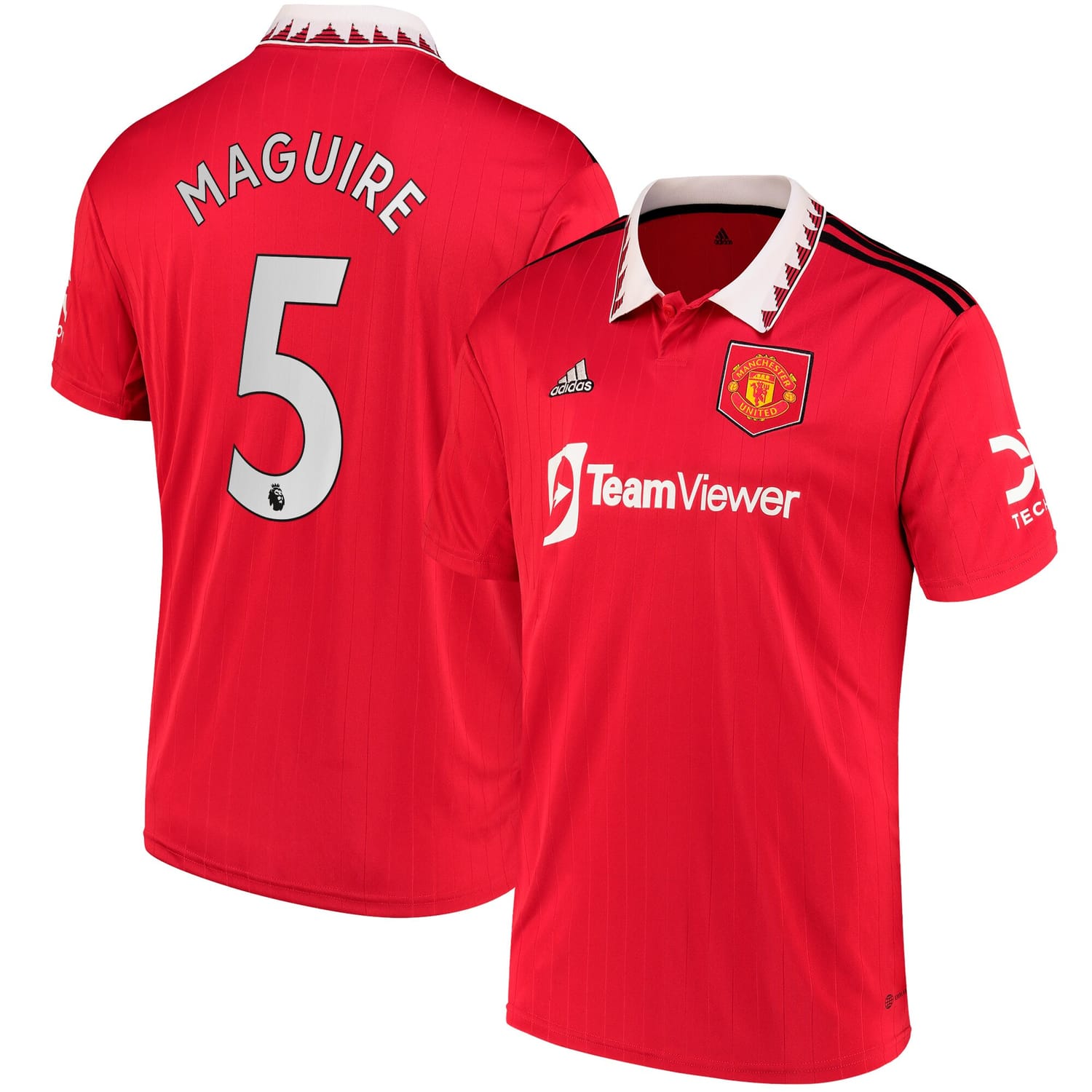 Premier League Manchester United Home Jersey Shirt 2022-23 player Harry Maguire 5 printing for Men