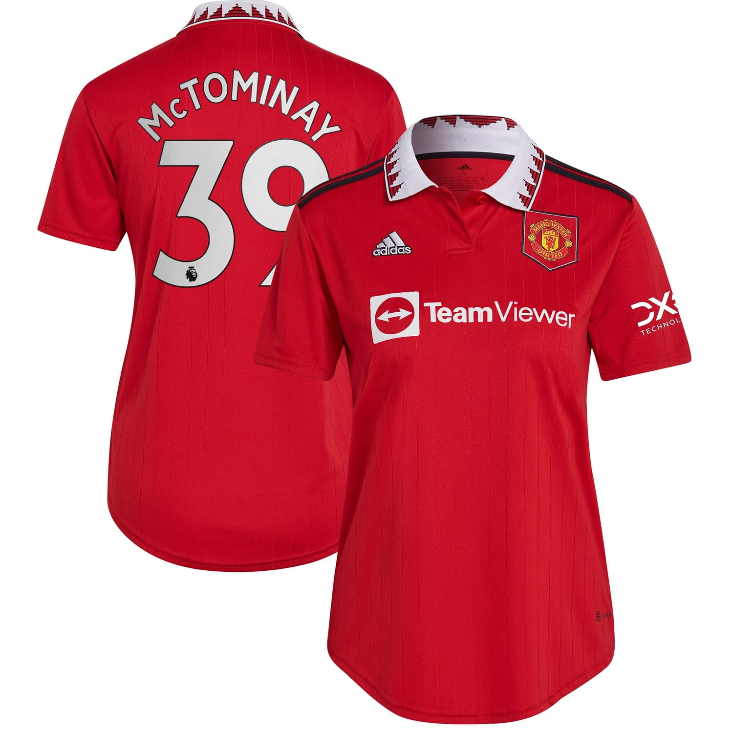 Premier League Manchester United Home Jersey Shirt 2022-23 player Scott McTominay 39 printing for Women