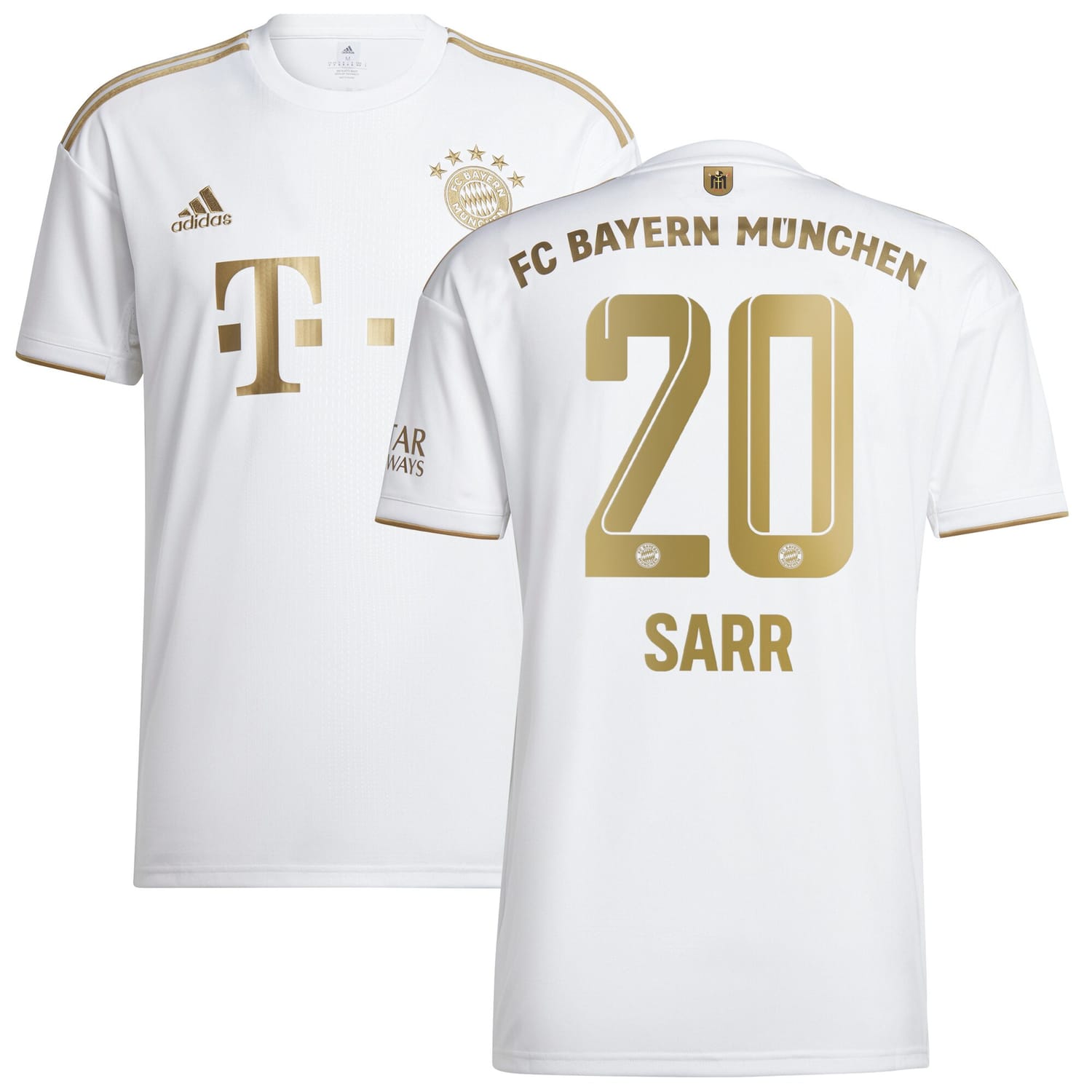 Bundesliga Bayern Munich Away Jersey Shirt 2022-23 player Bouna Sarr 20 printing for Men