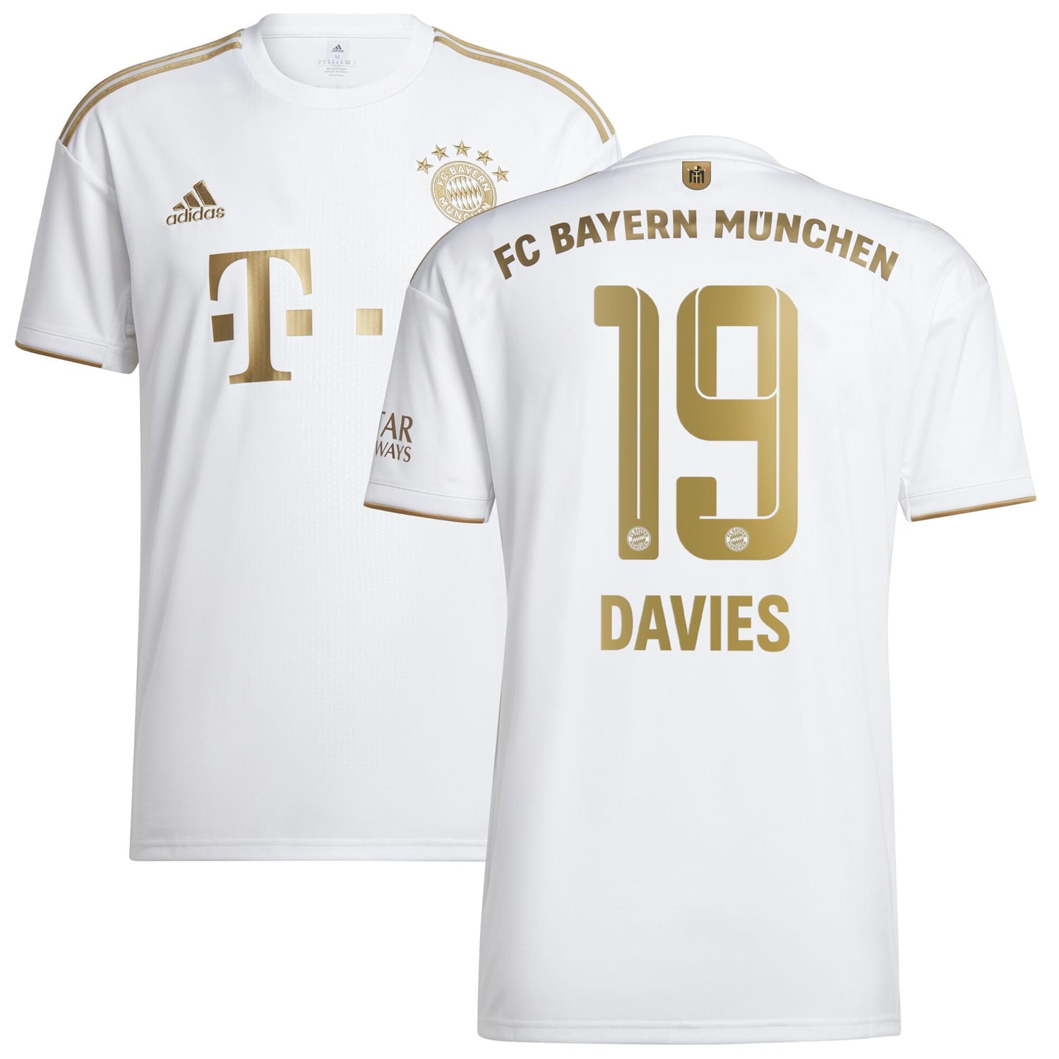 Bundesliga Bayern Munich Away Jersey Shirt 2022-23 player Alphonso Davies 19 printing for Men