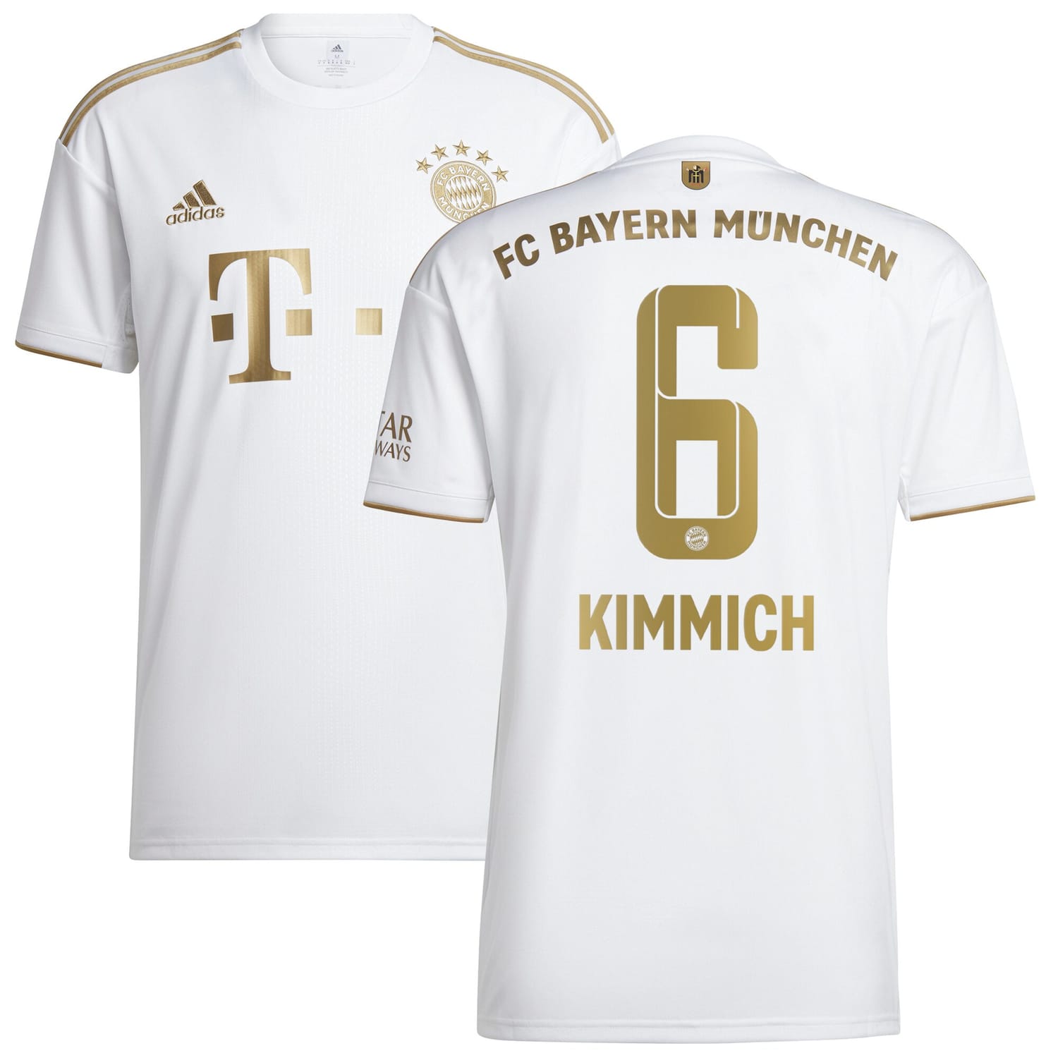 Bundesliga Bayern Munich Away Jersey Shirt 2022-23 player Joshua Kimmich 6 printing for Men