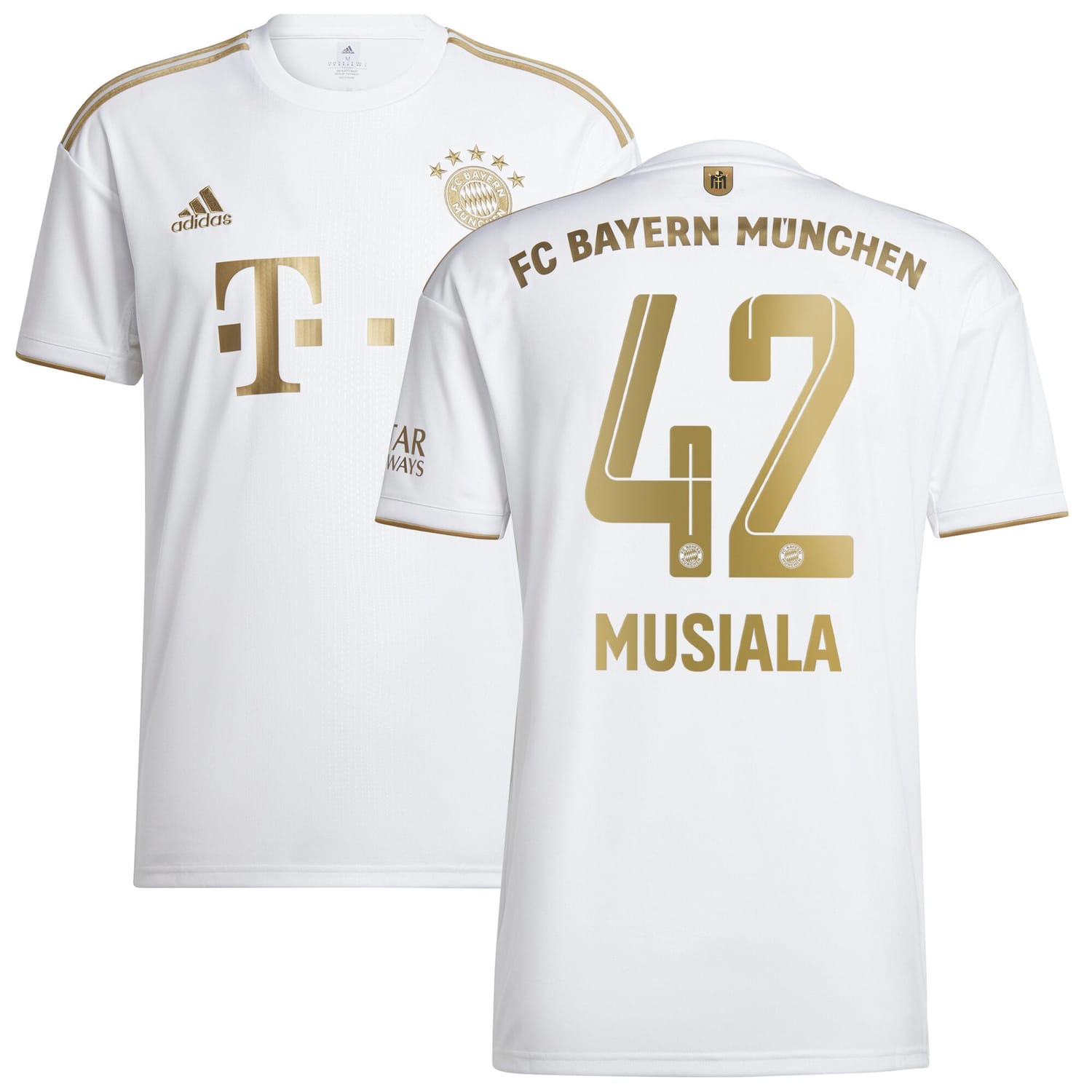 Bundesliga Bayern Munich Away Jersey Shirt 2022-23 player Jamal Musiala 42 printing for Men