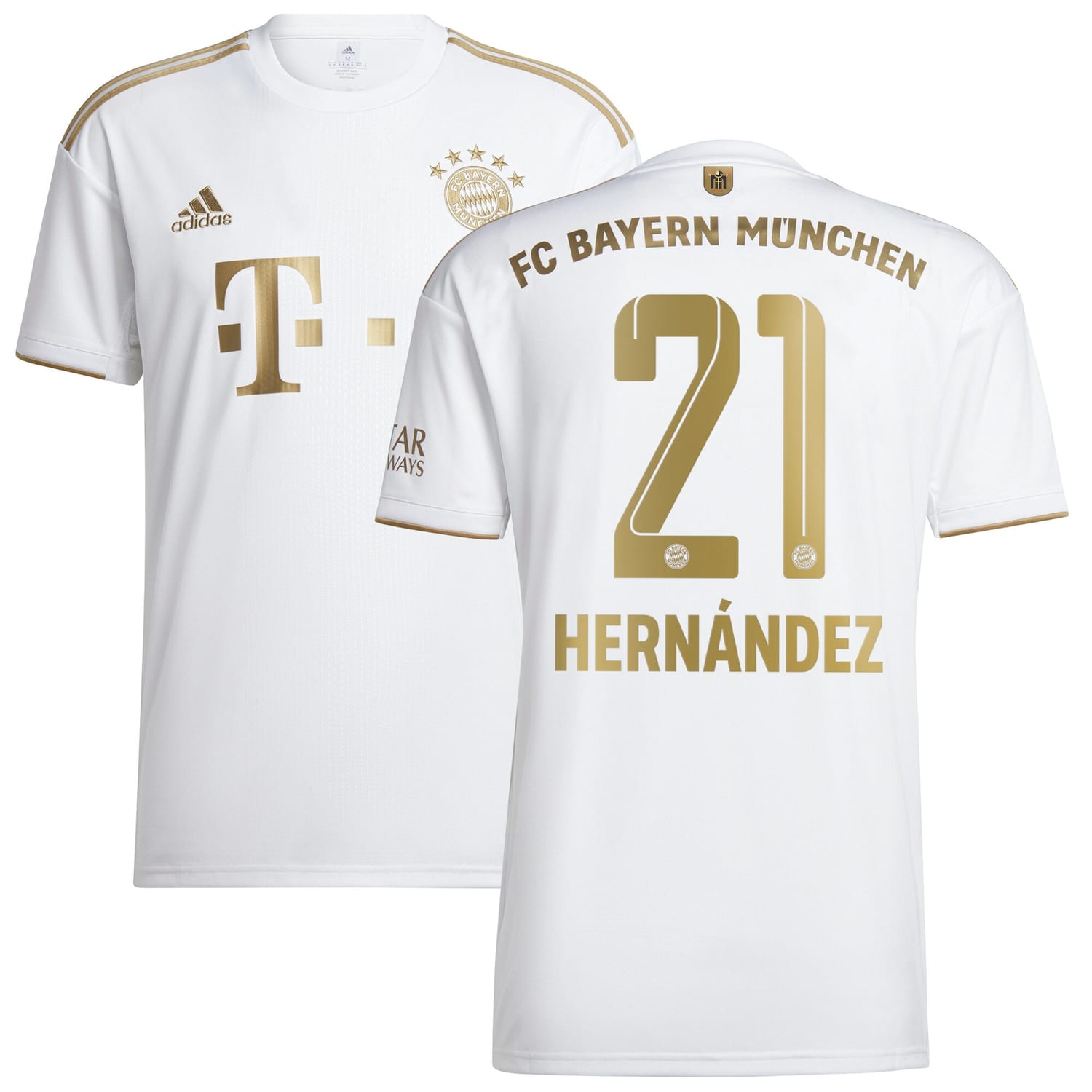 Bundesliga Bayern Munich Away Jersey Shirt 2022-23 player Lucas Hernandez 21 printing for Men