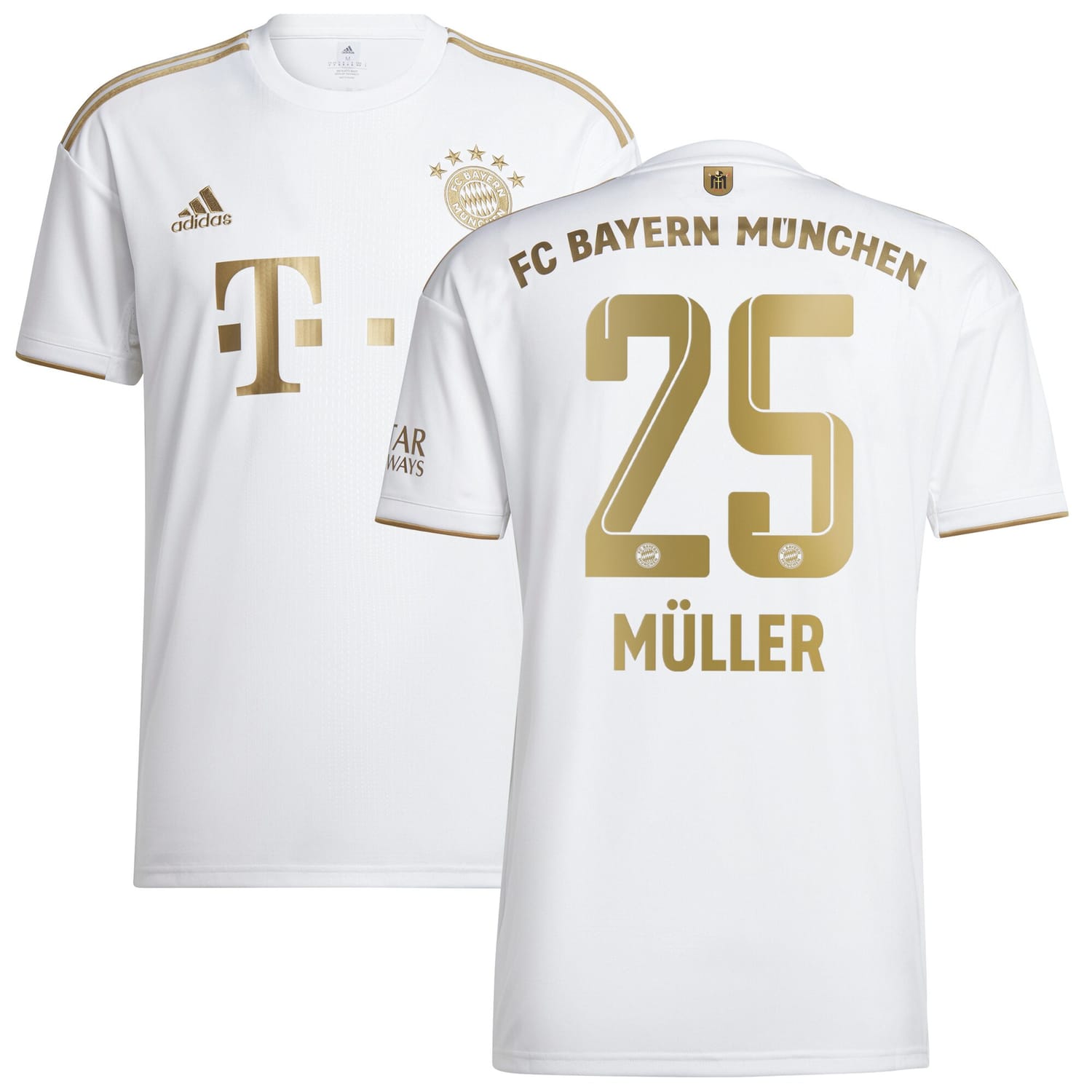 Bundesliga Bayern Munich Away Jersey Shirt 2022-23 player Thomas Müller 25 printing for Men
