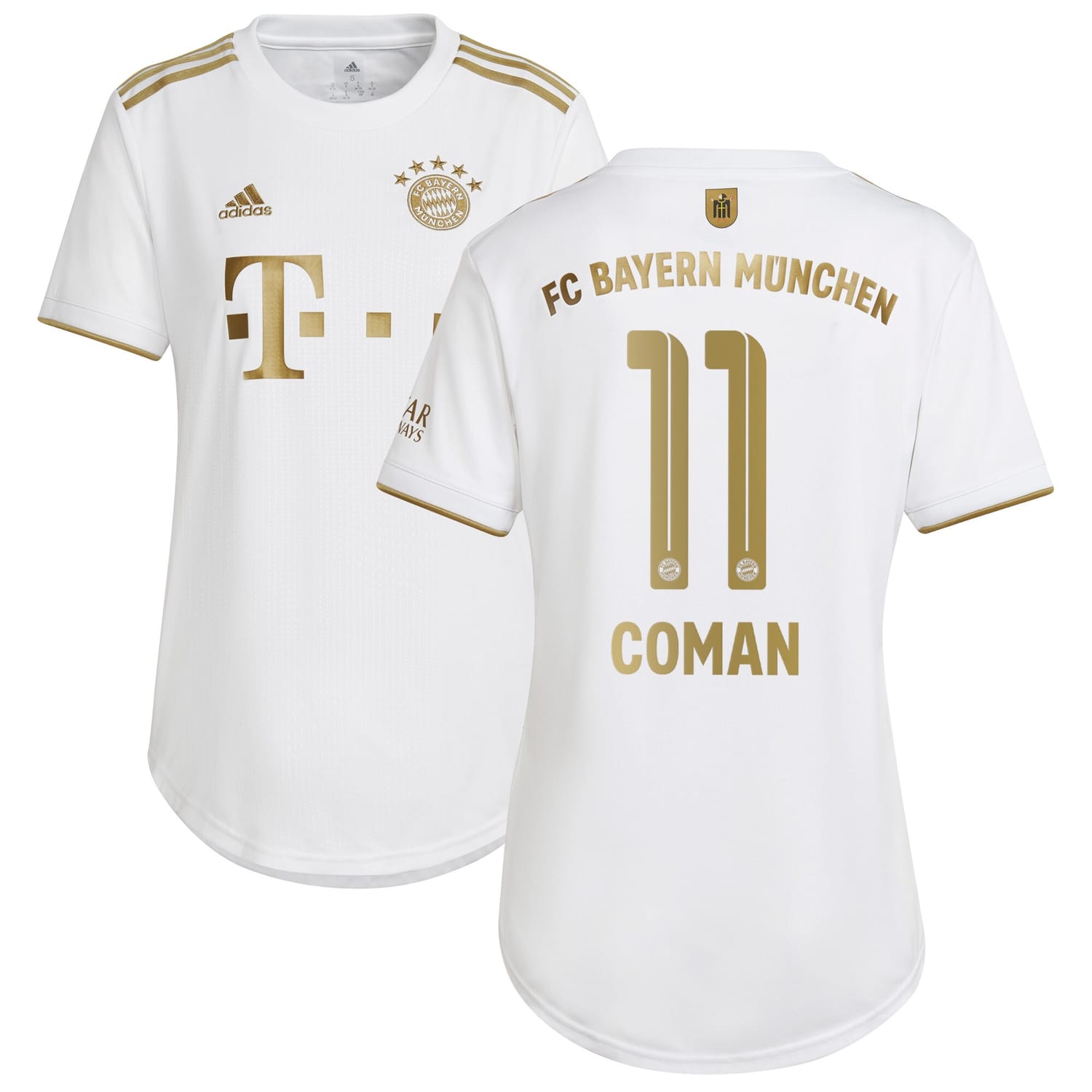 Bundesliga Bayern Munich Away Jersey Shirt 2022-23 player Kingsley Coman 11 printing for Women